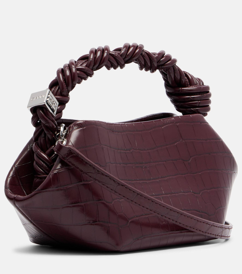 Bou Mini croc-effect leather top-handle bag 4