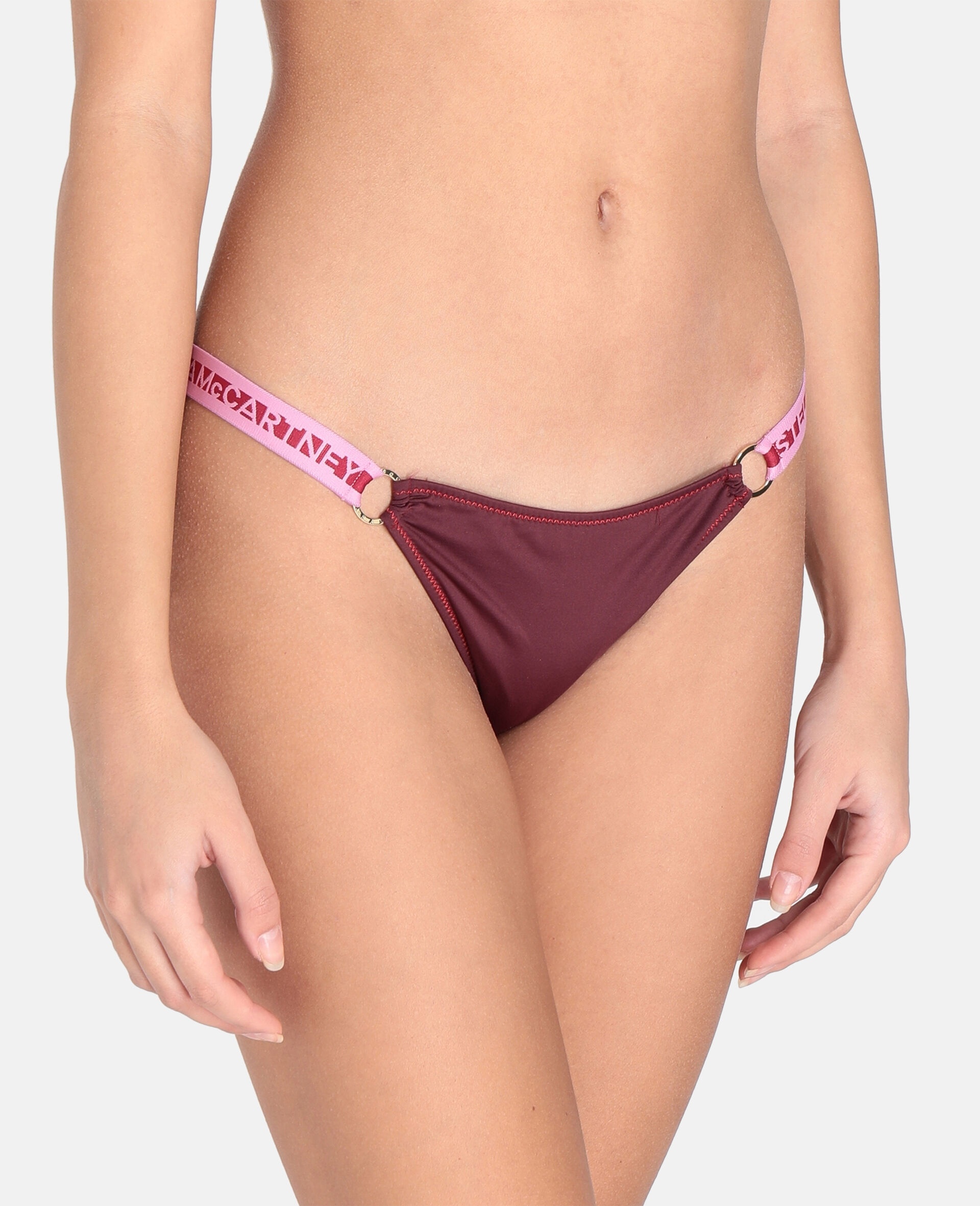 Logo Tape Low-Rise Bikini Bottoms - 4