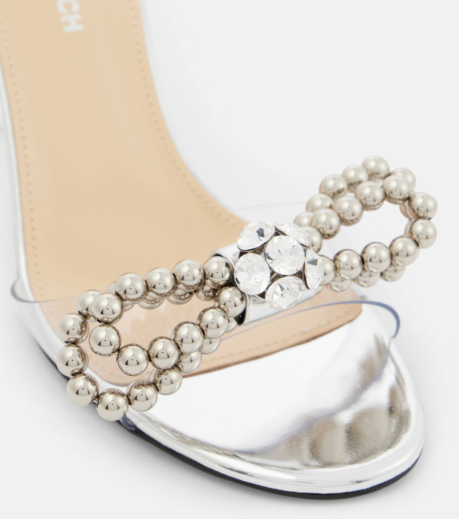 Double Bow embellished sandals - 5