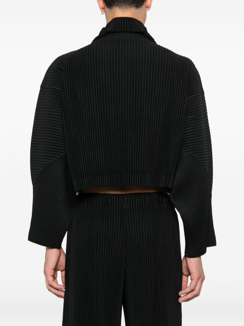 Mc June pleated high-neck T-shirt - 4