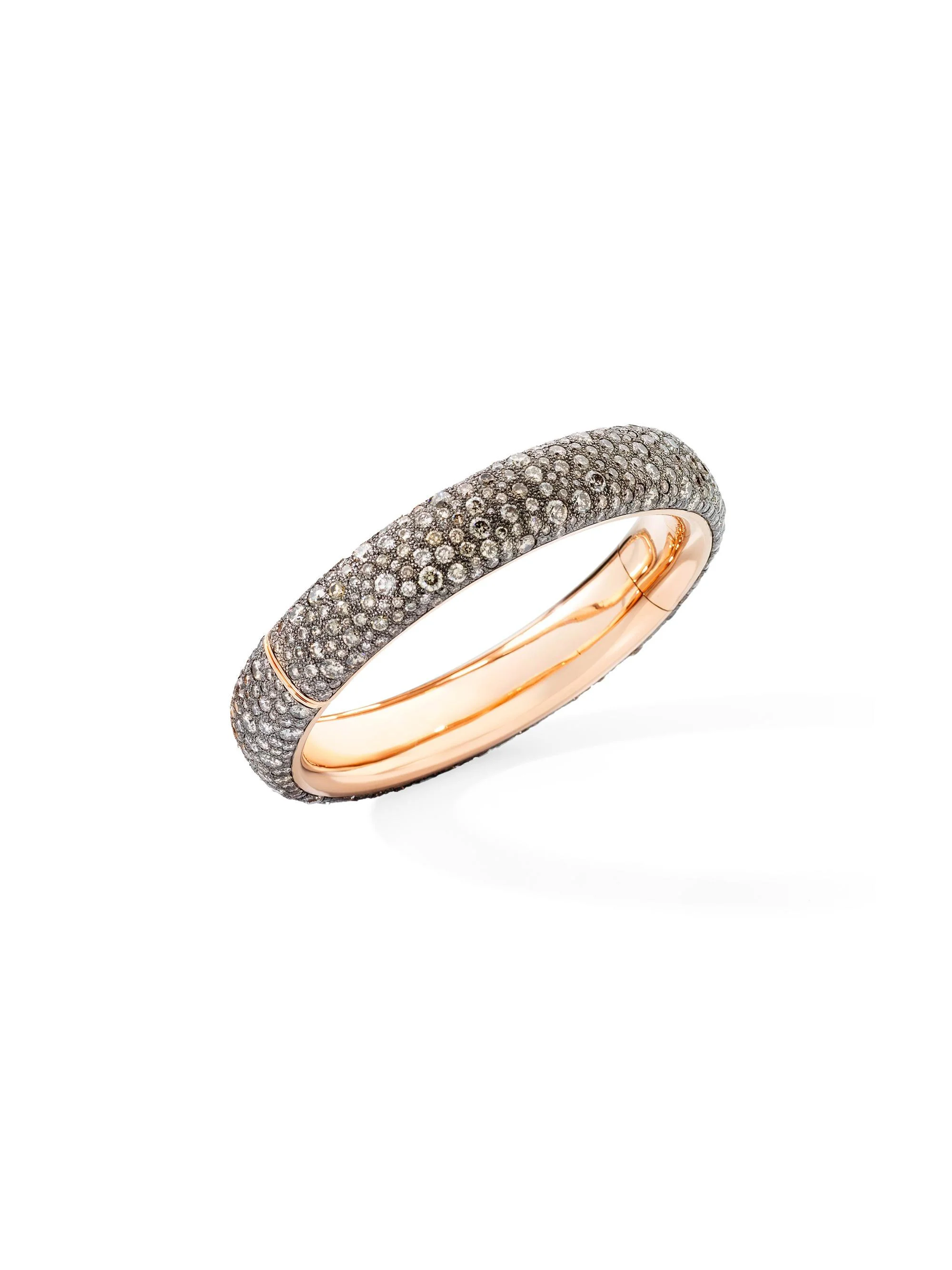 Women's Iconica 18K Rose Gold & Diamond Bangle - Rose Gold - 1