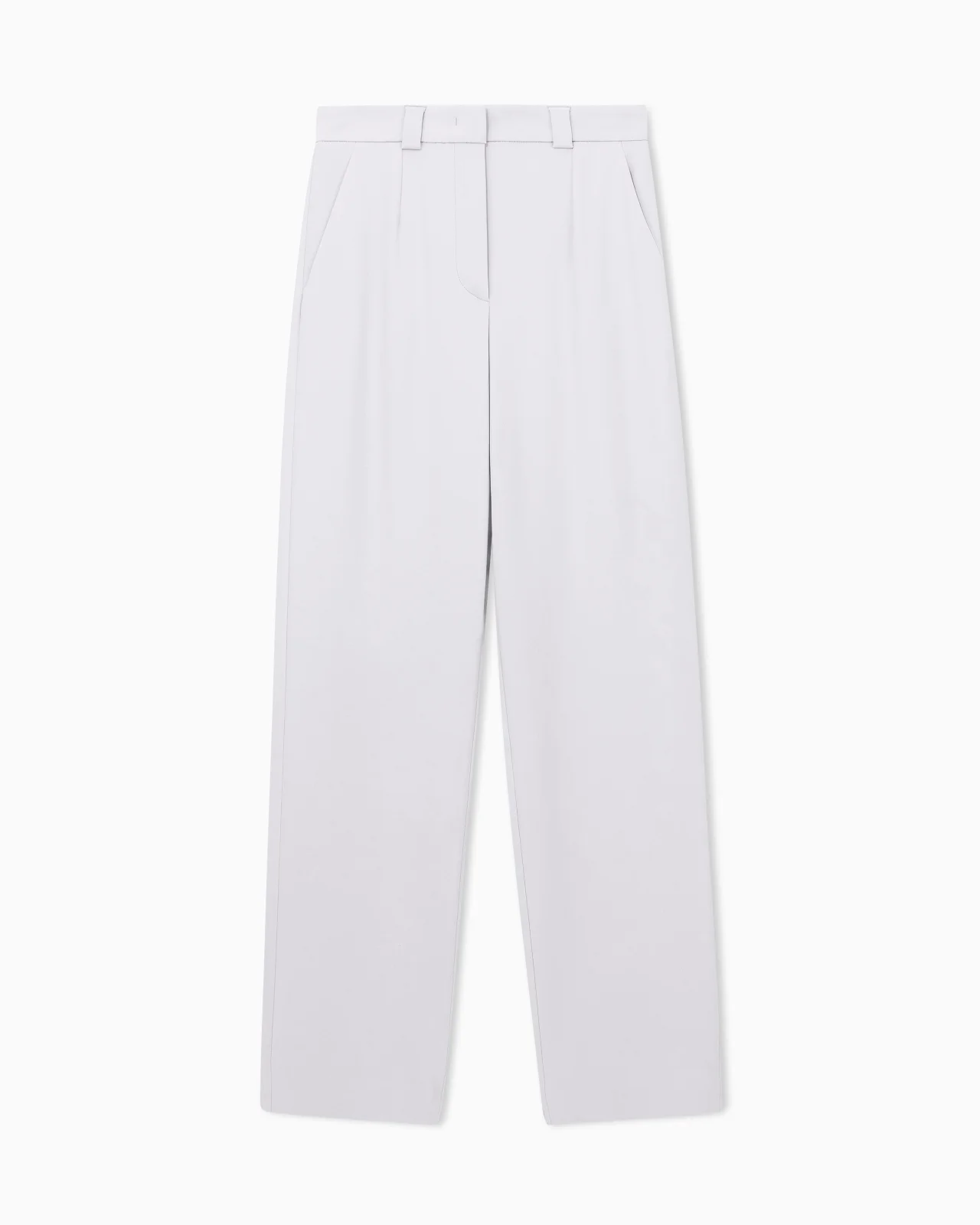 TROUSER REGULAR FIT STRAIGHT FLAT FRONT IN TECHNICAL CADY - 1