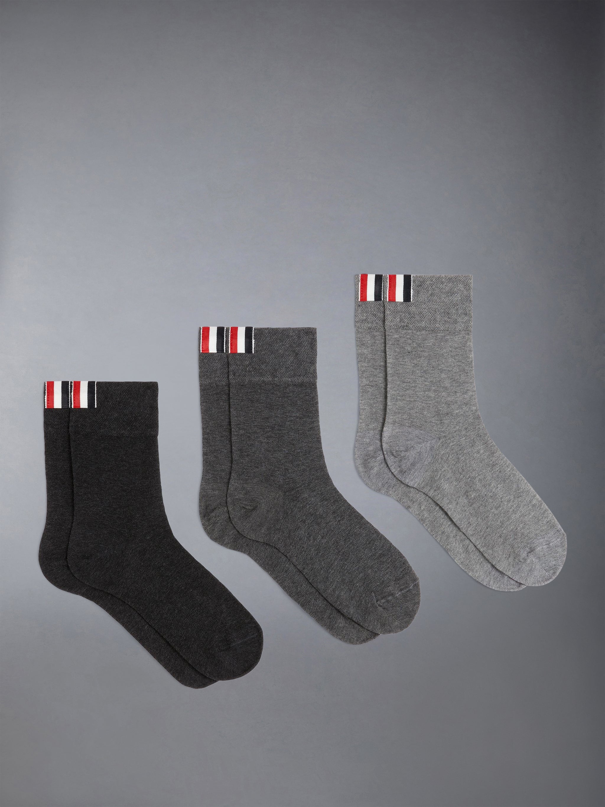 COTTON 3-PACK ANKLE LENGTH SOCKS - 1