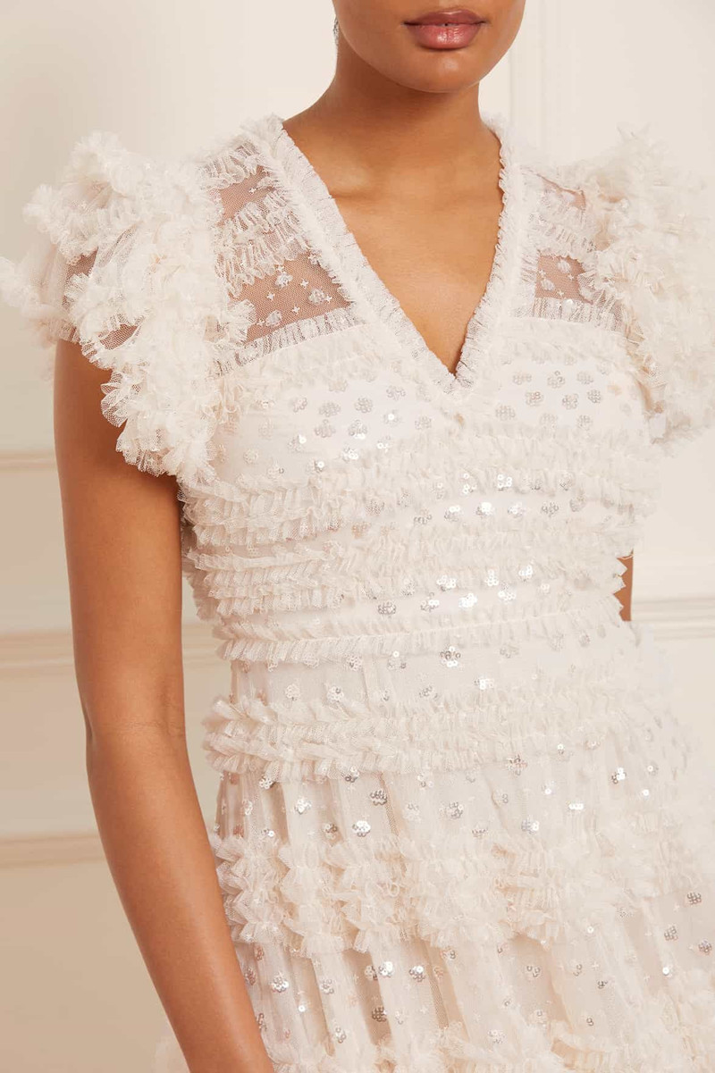 Vivian V-Neck Gown 8