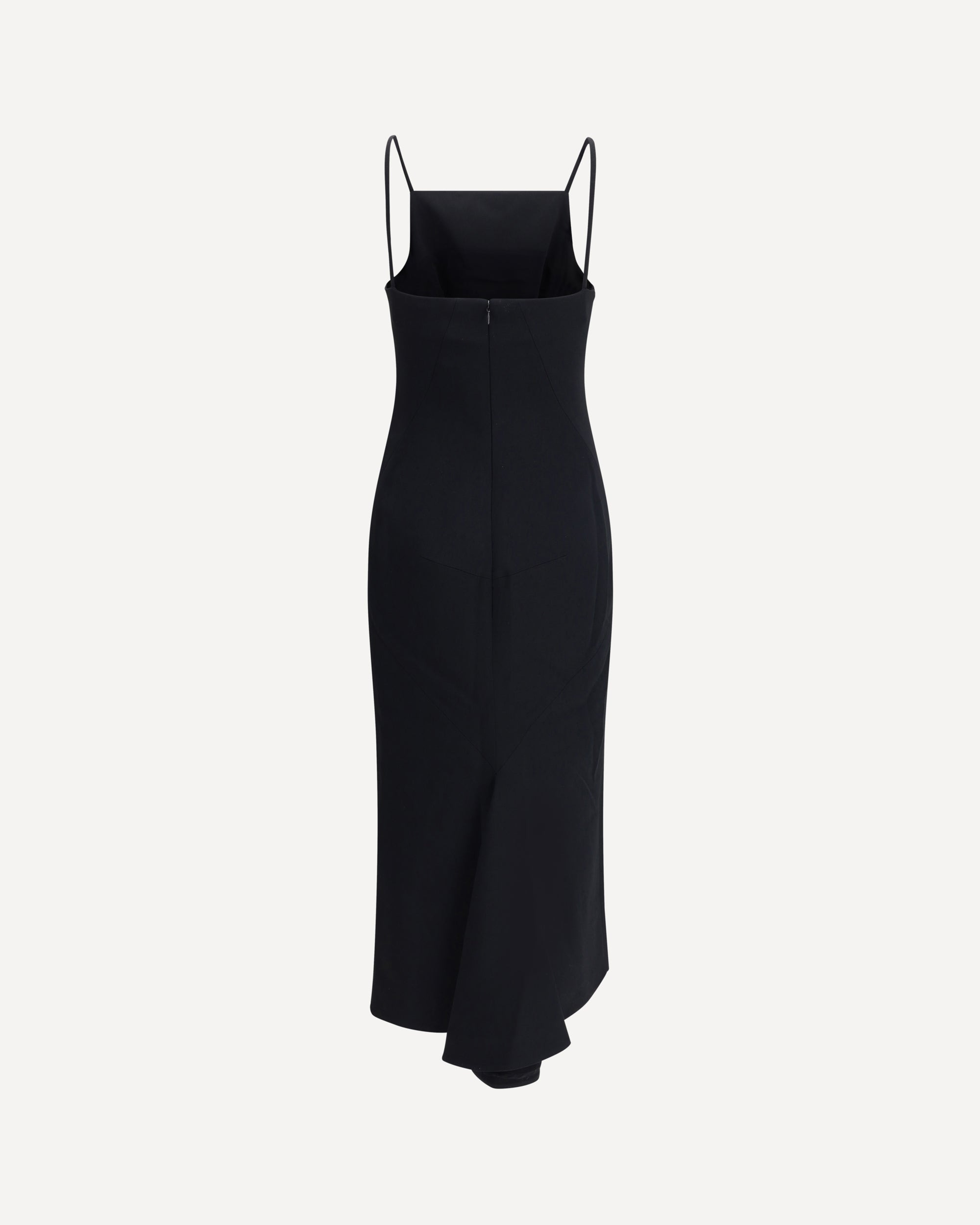Midi Dress with draped back - 2