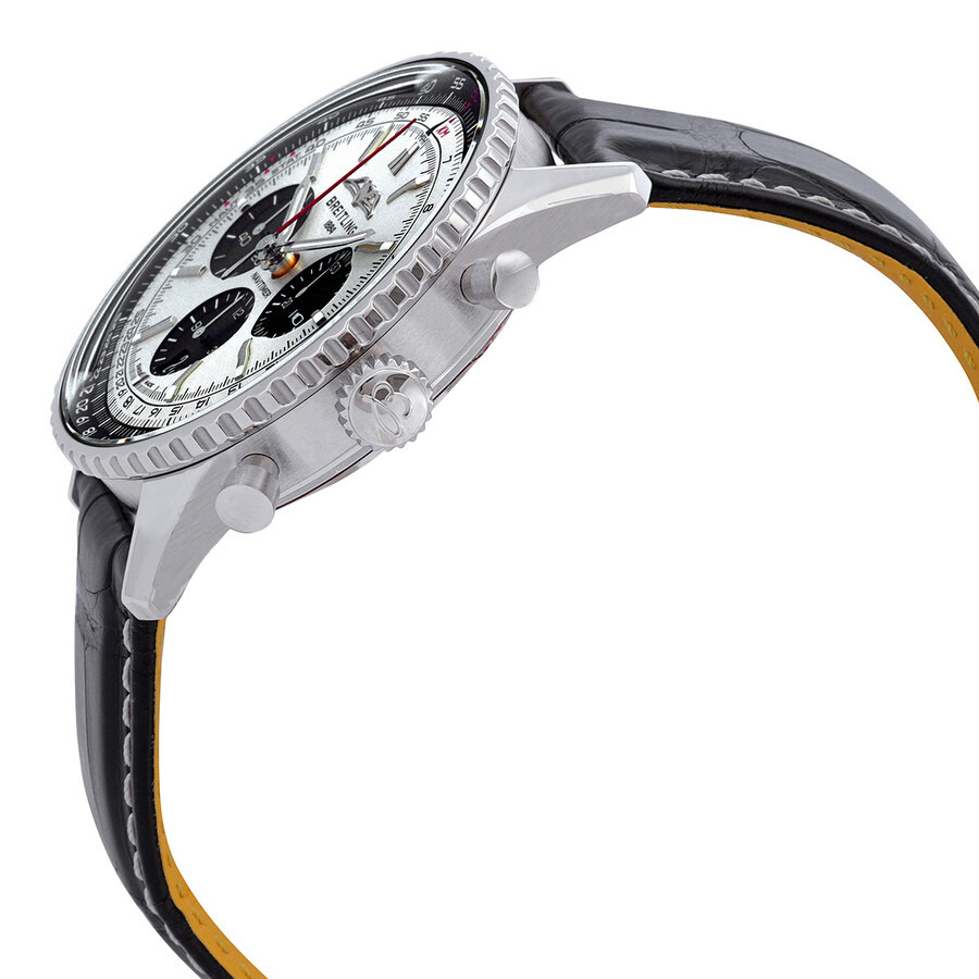 Breitling Navitimer B01 Chronograph Automatic Chronometer Silver Dial Men's Watch AB0138241G1P1 - 2