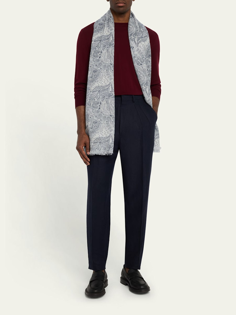 Loro Piana Men's Swindon Cashmere Scarf outlook