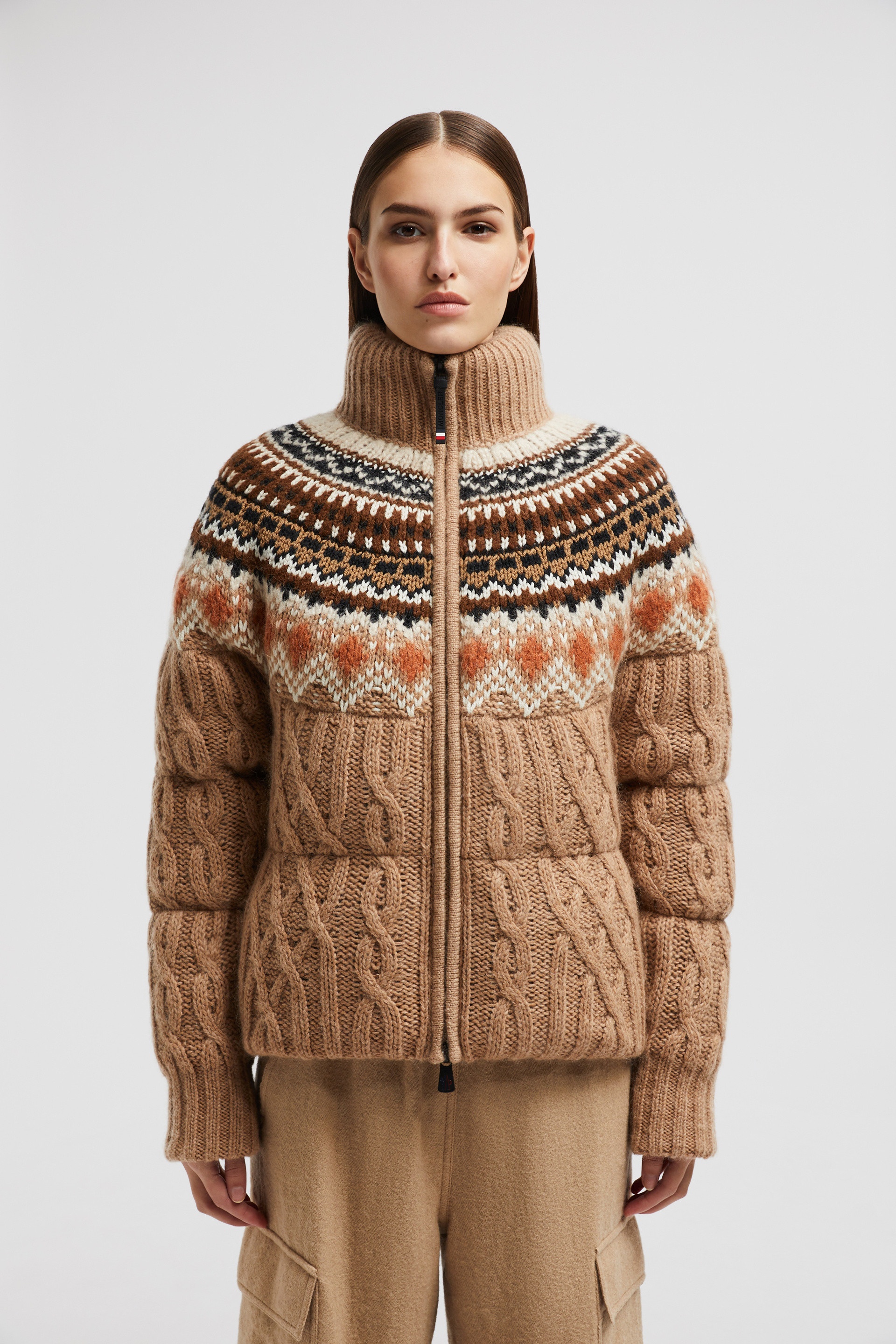 Wool, Mohair & Alpaca Short Down Jacket - 3