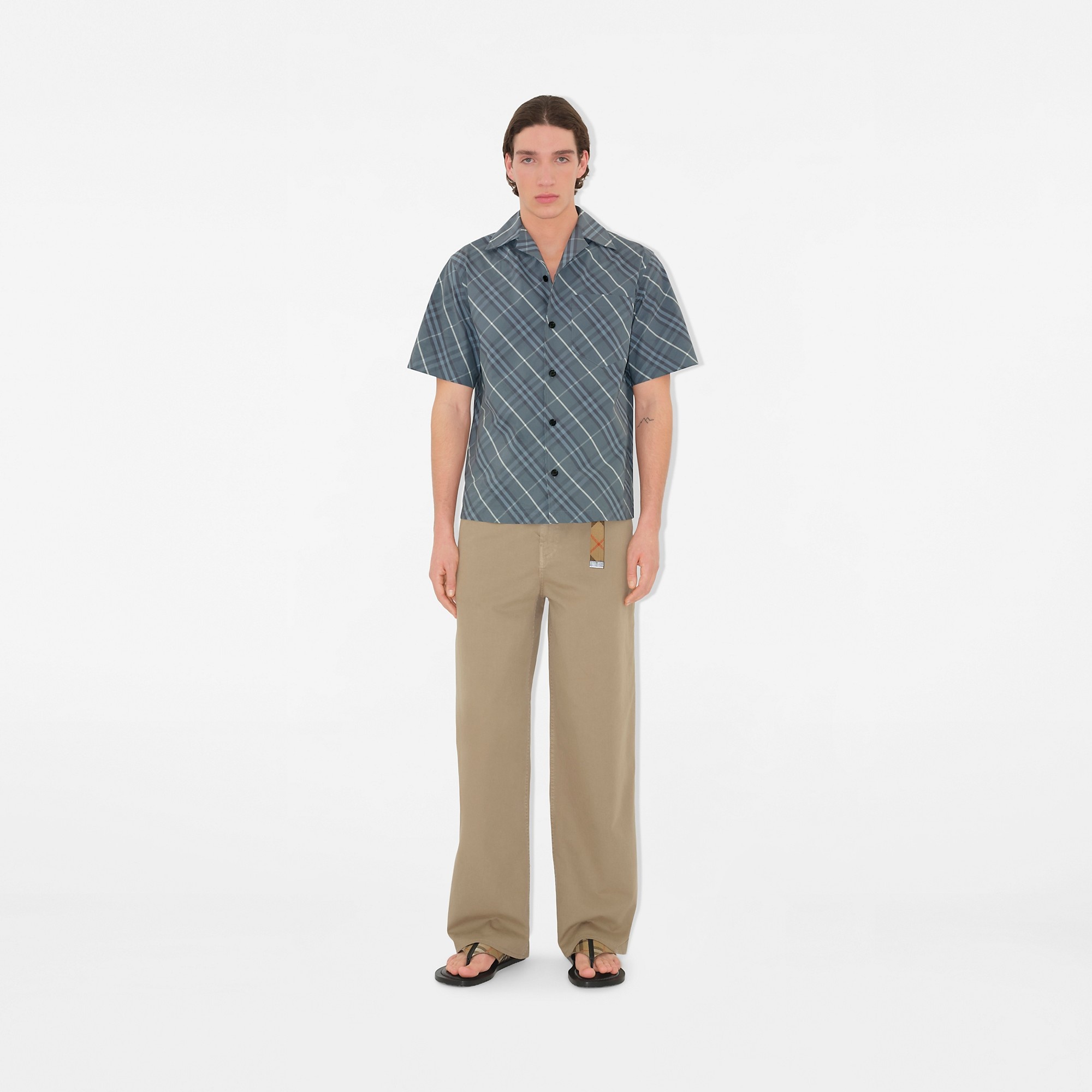 Relaxed Fit Check Cotton Shirt - 2