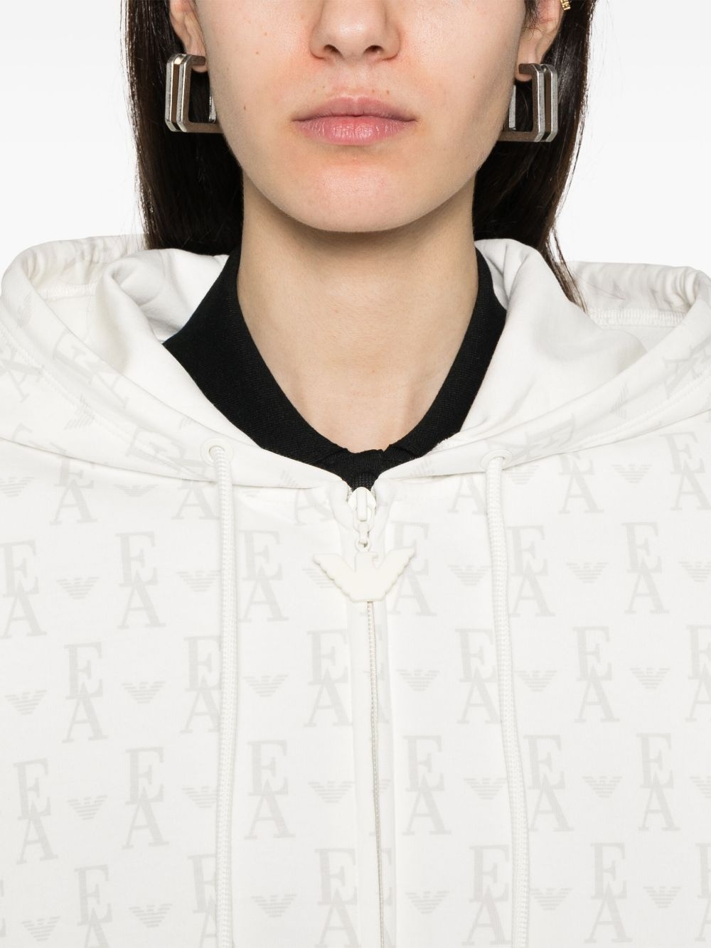 logo-print hoodie - 5