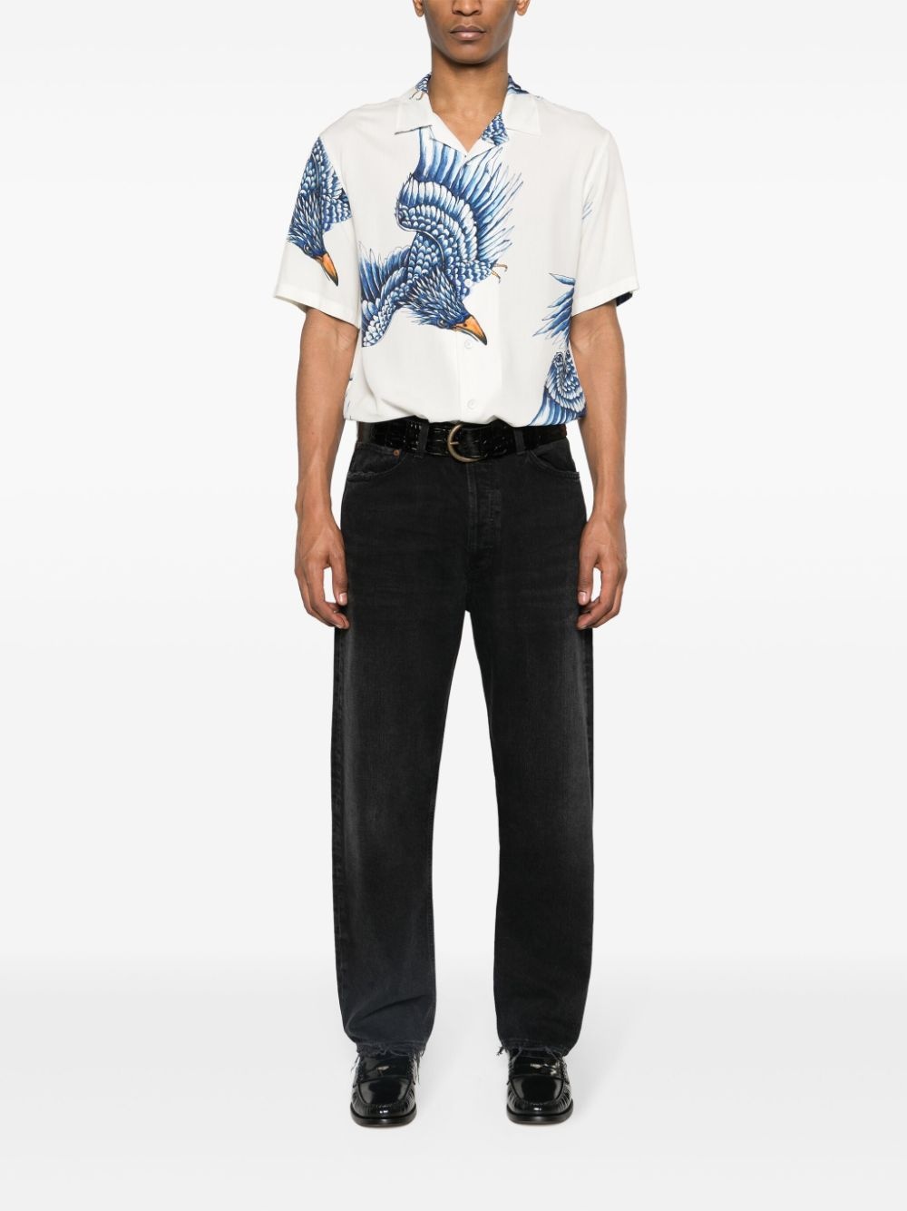 90's mid-rise straight-leg jeans - 2
