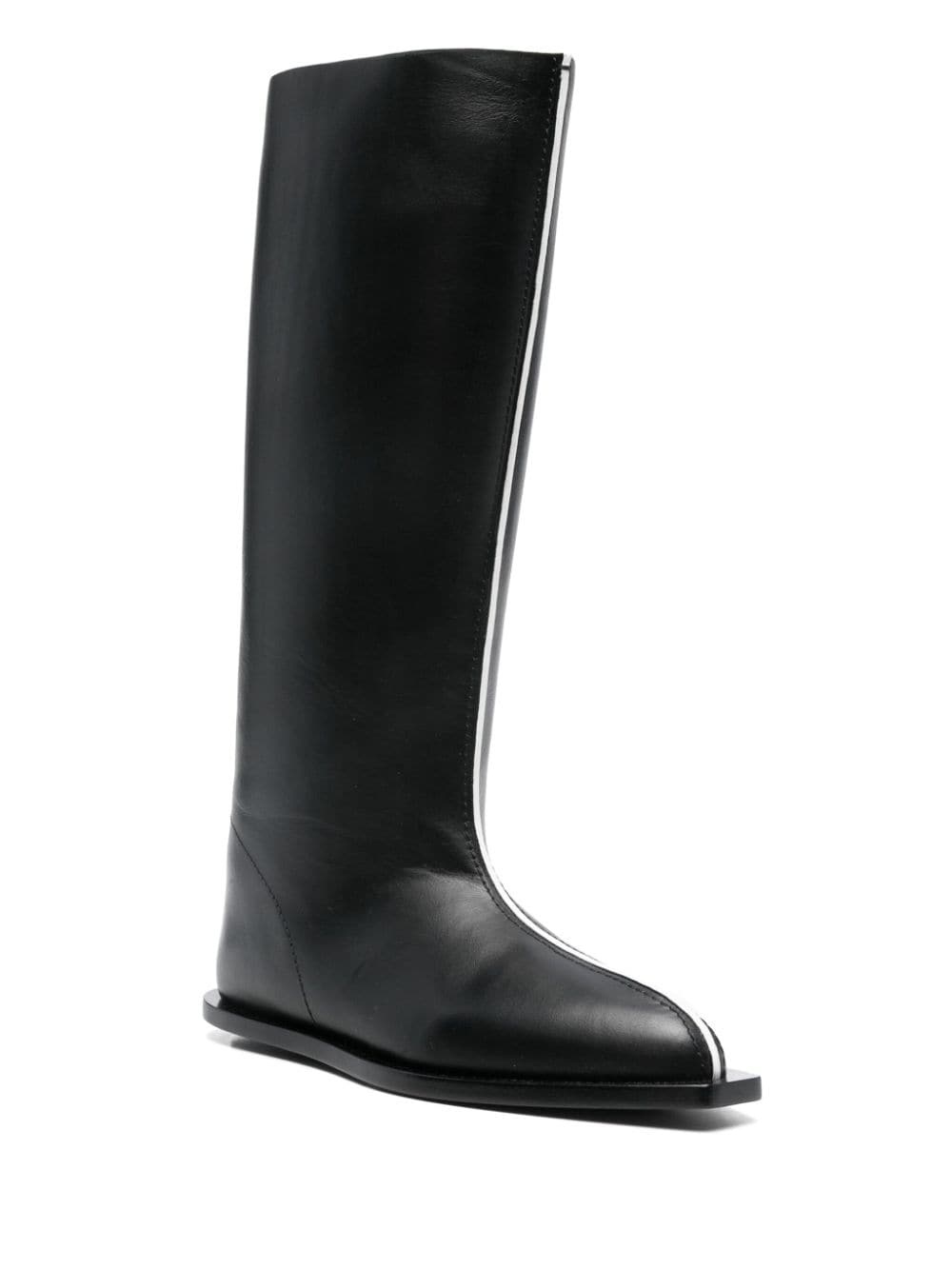 leather boots - 2