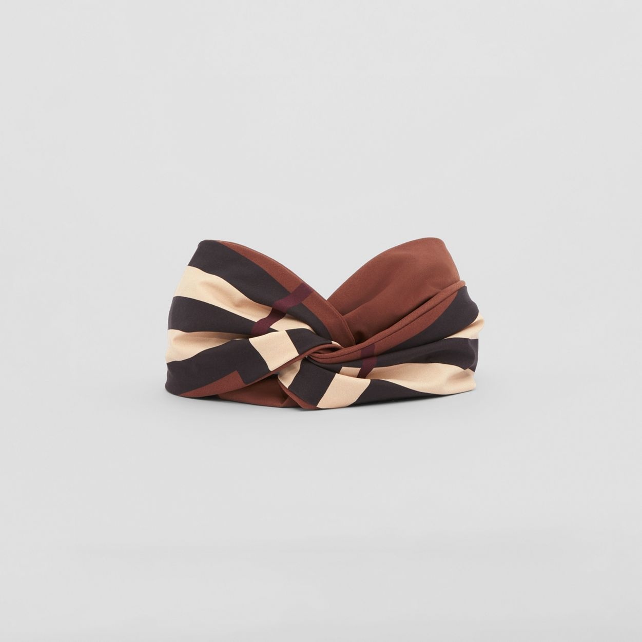 Chevron Check Stretch Jersey Headband - 3