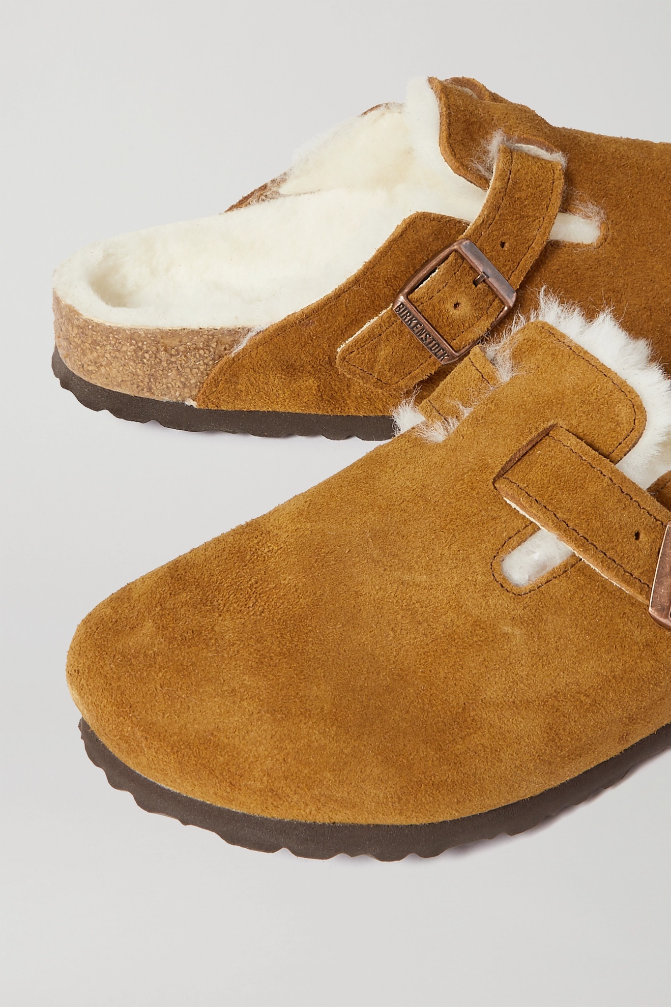 Boston suede clogs - 4