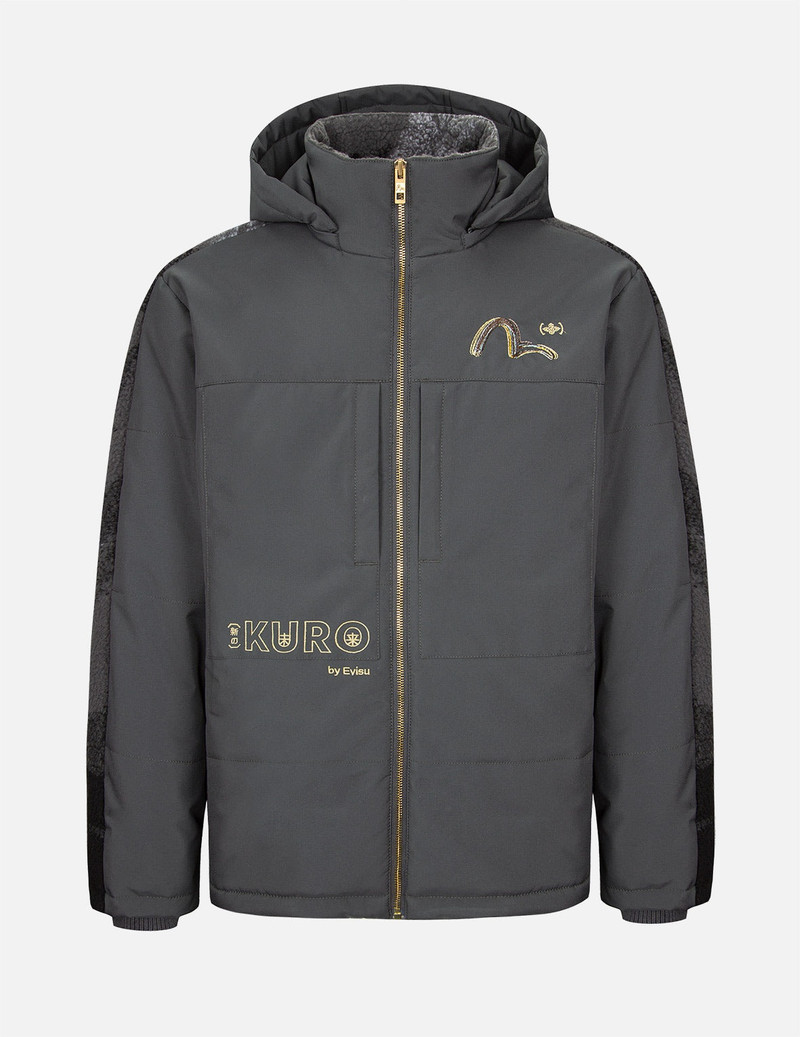 Brush Camouflage Jacquard Padded Jacket 1