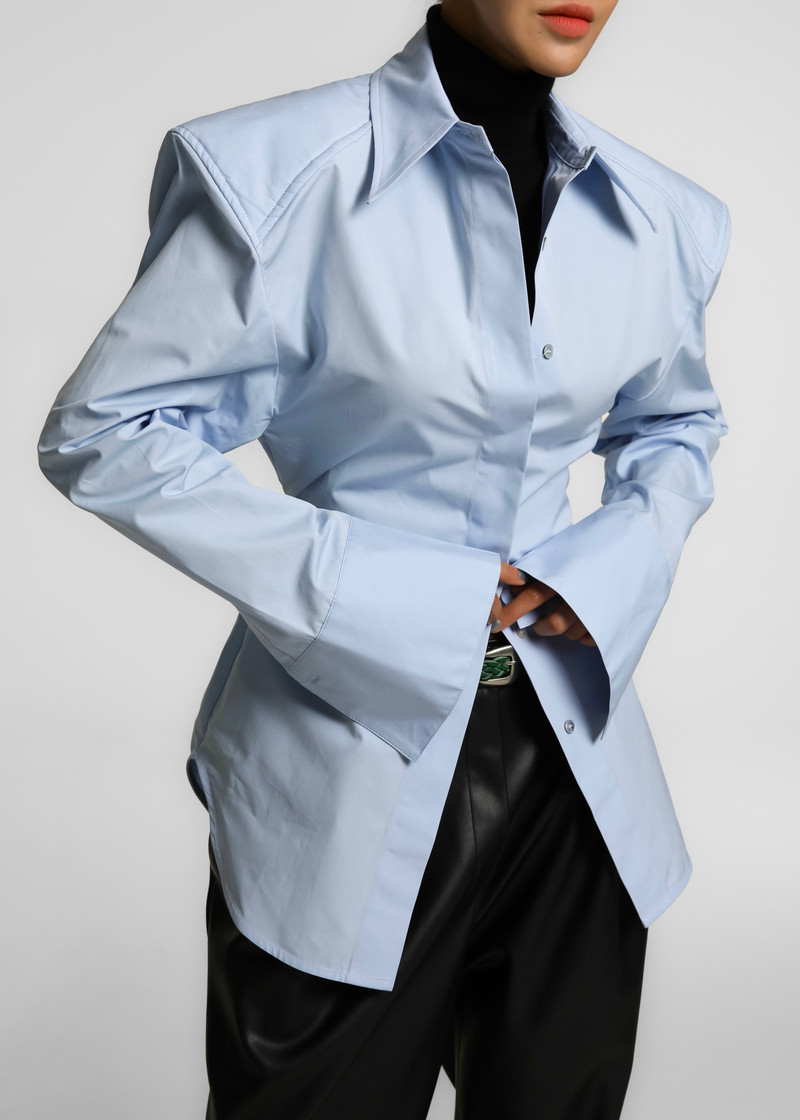 Bec Padded Shirt - Light Blue 20