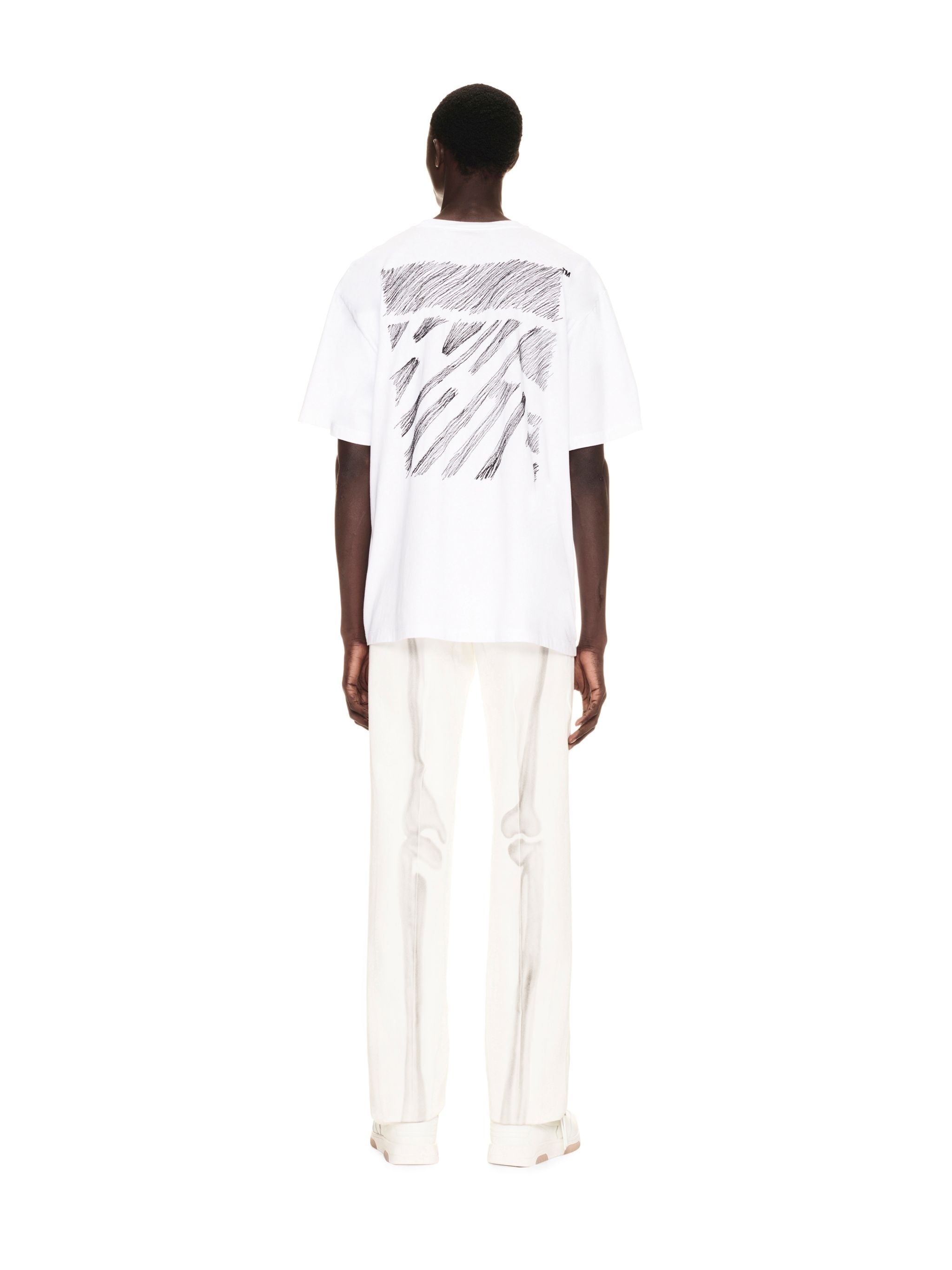 Body Scan Tailor Denim Pant White - 4