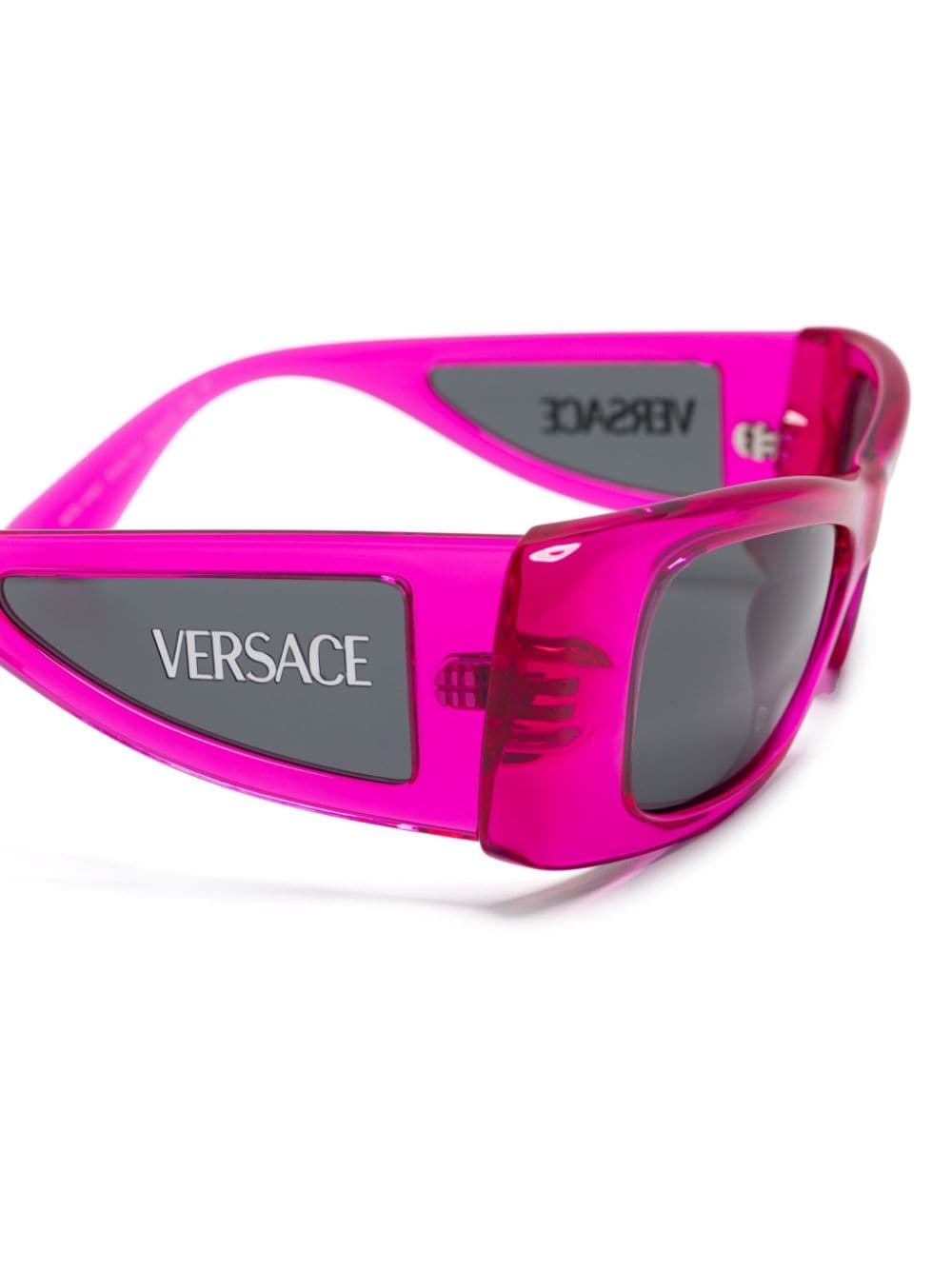 logo-engraved sunglasses - 3