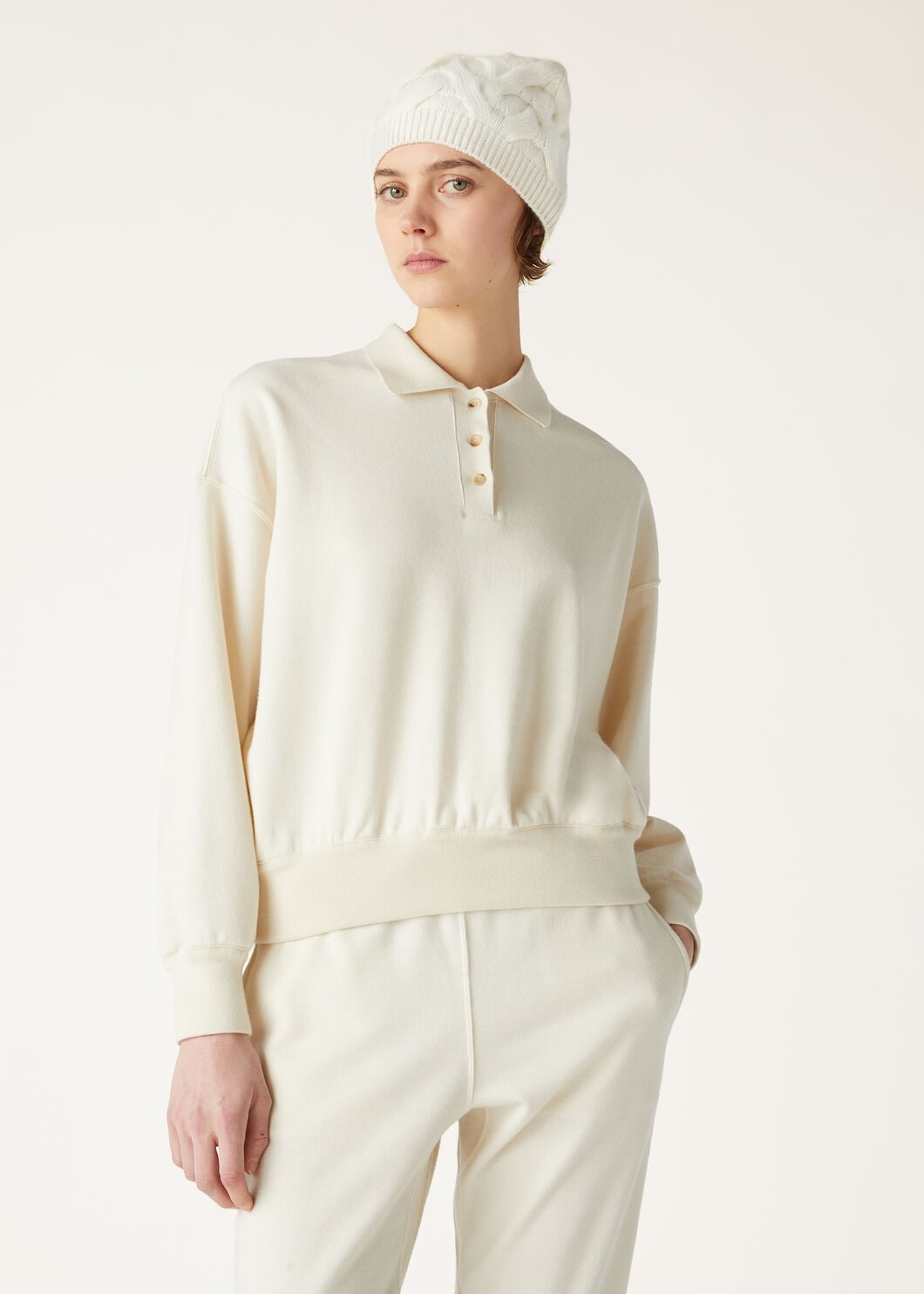 Cocooning Polo Sweatshirt - 4