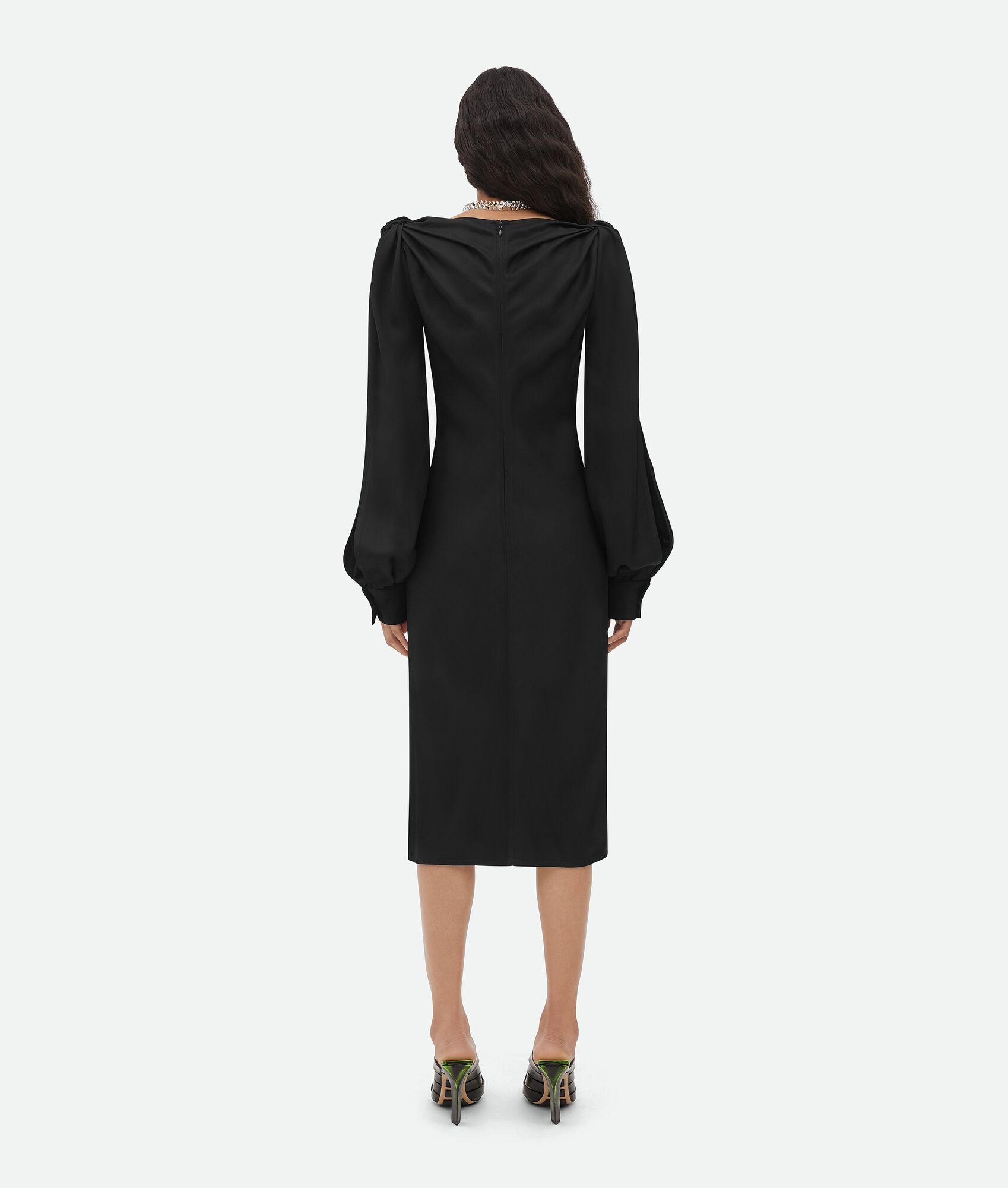 Viscose Midi Dress - 3