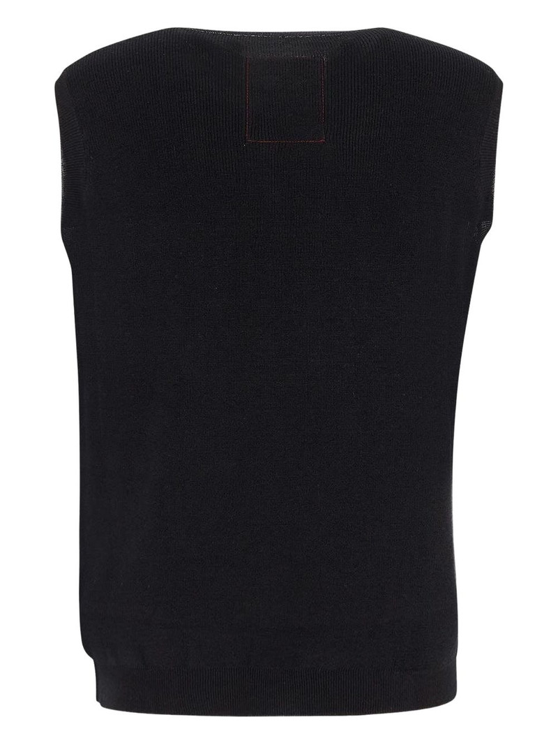 UMA WANG silk-blend top outlook