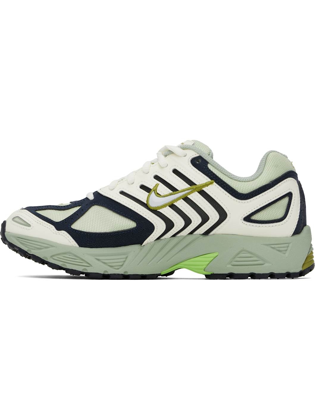 White & Green Air Pegasus 2005 Sneakers - 3