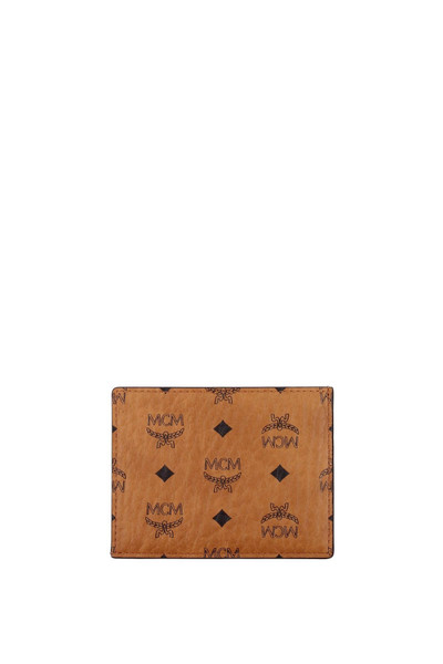 MCM Document holders Leather Brown Cognac outlook