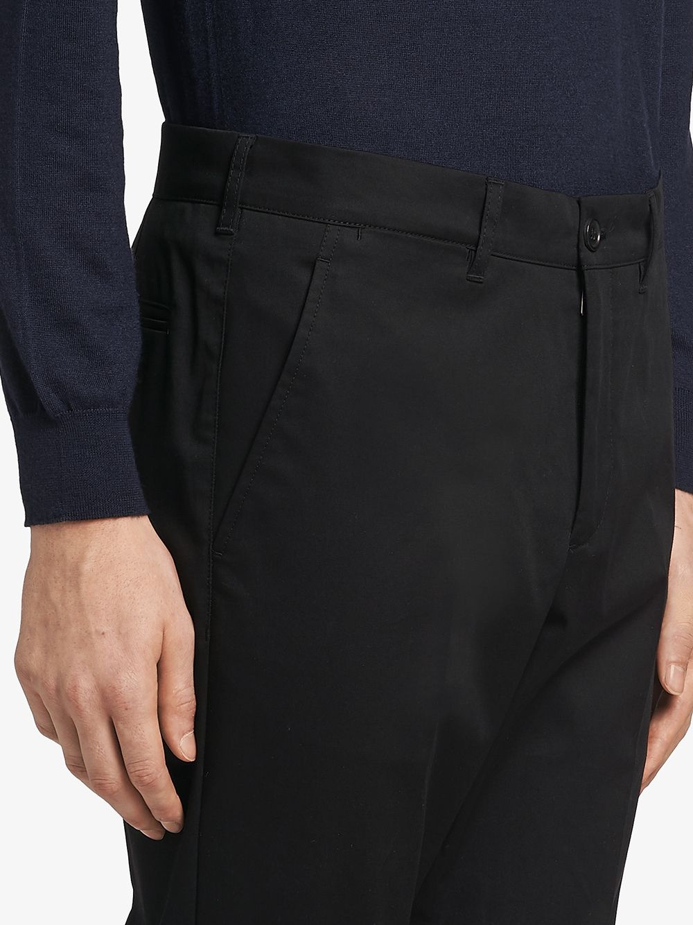 tailored gabardine trousers - 5