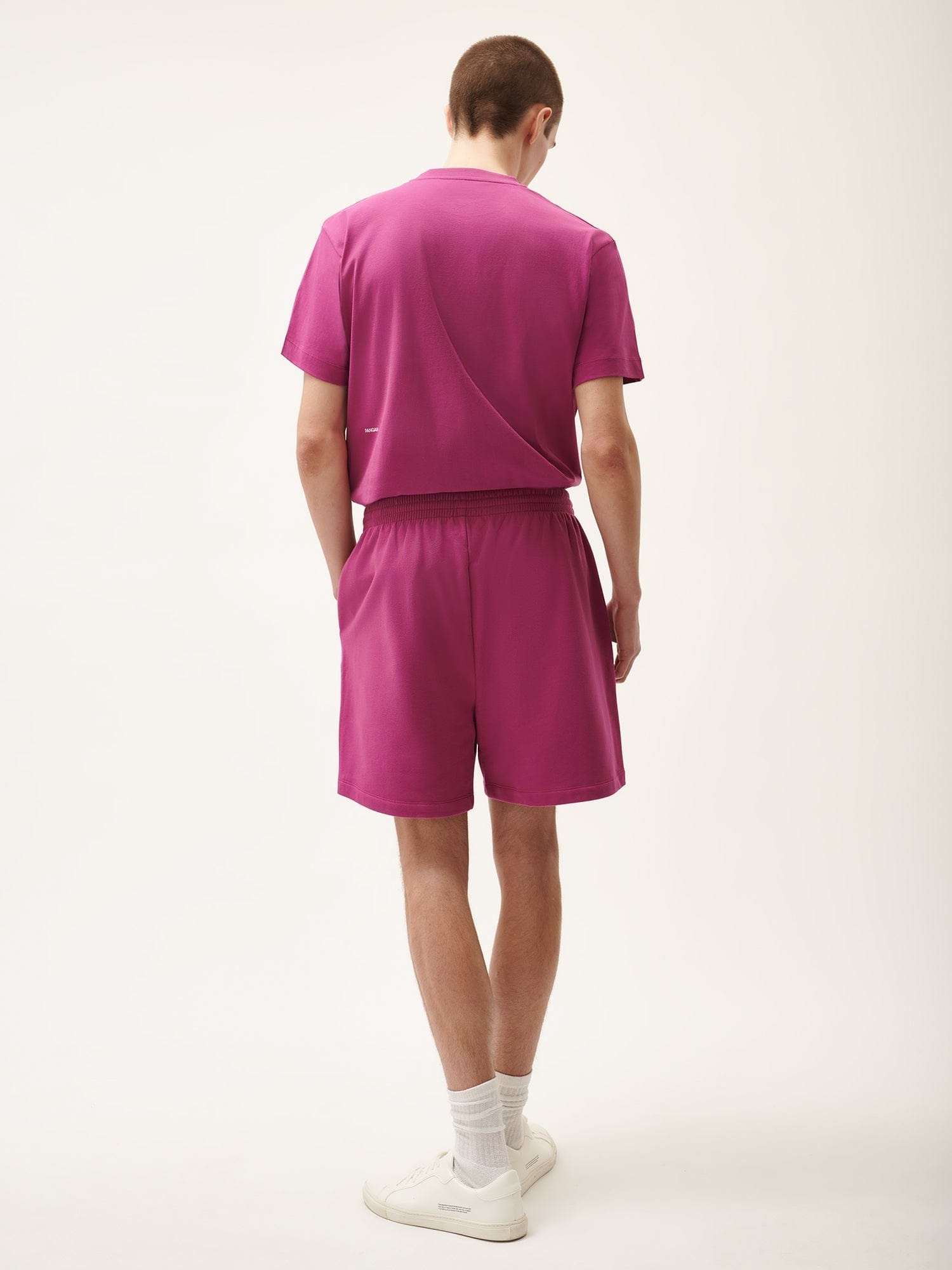 Mens 365 Midweight Mid Length shorts - Berry Purple - 3