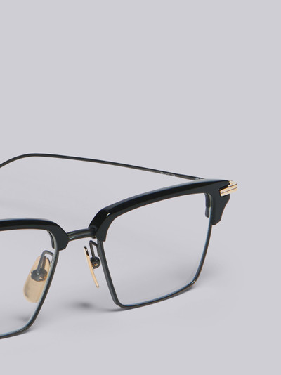 Thom Browne TB422 - Black Iron Wayfarer Eyeglasses outlook