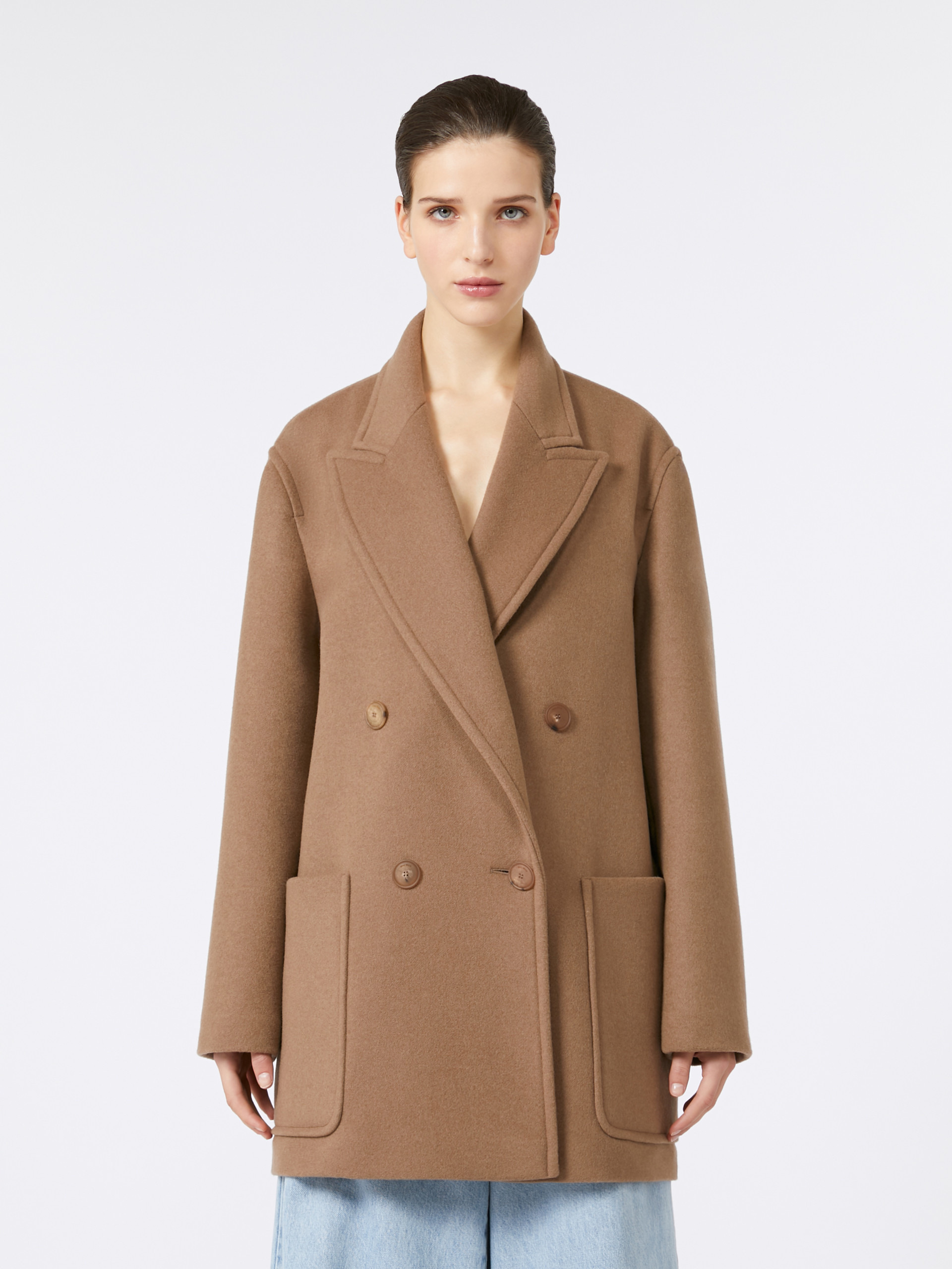 DELETTA Wool and cashmere cloth heavy jacket - 3