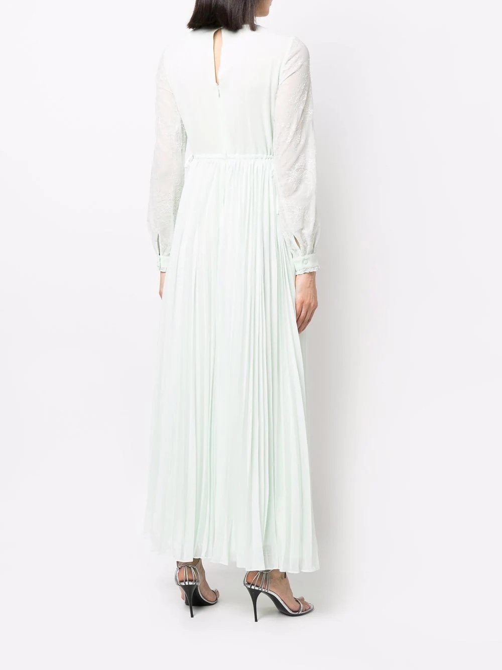 lace-trim maxi dress - 4