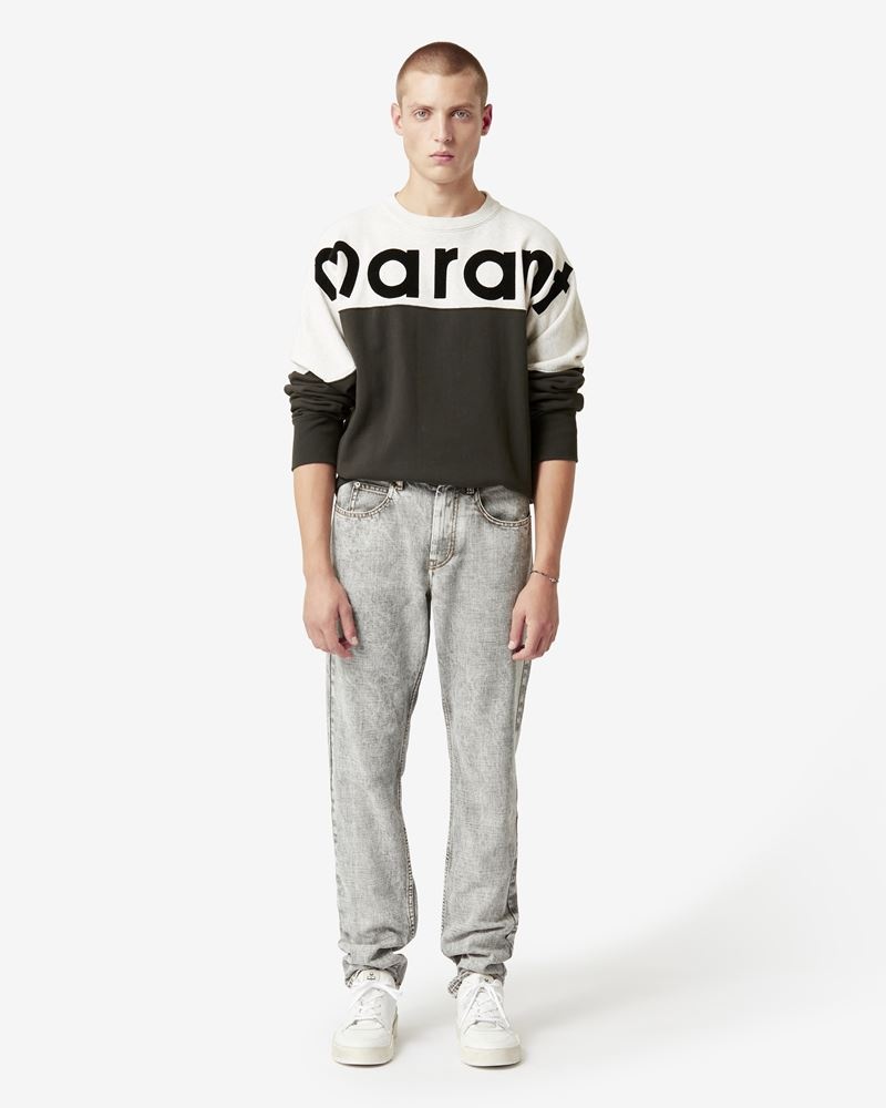 ★関税込★Isabel Marant★Howley Two Tone Logo Sweatshirt★ Isabel Marant HOWLEY TWO-TONE 