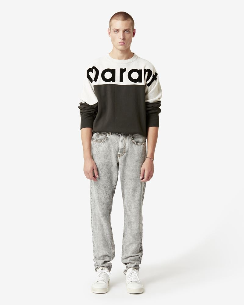 Isabel Marant HOWLEY TWO-TONE "MARANT" SWEATSHIRT outlook