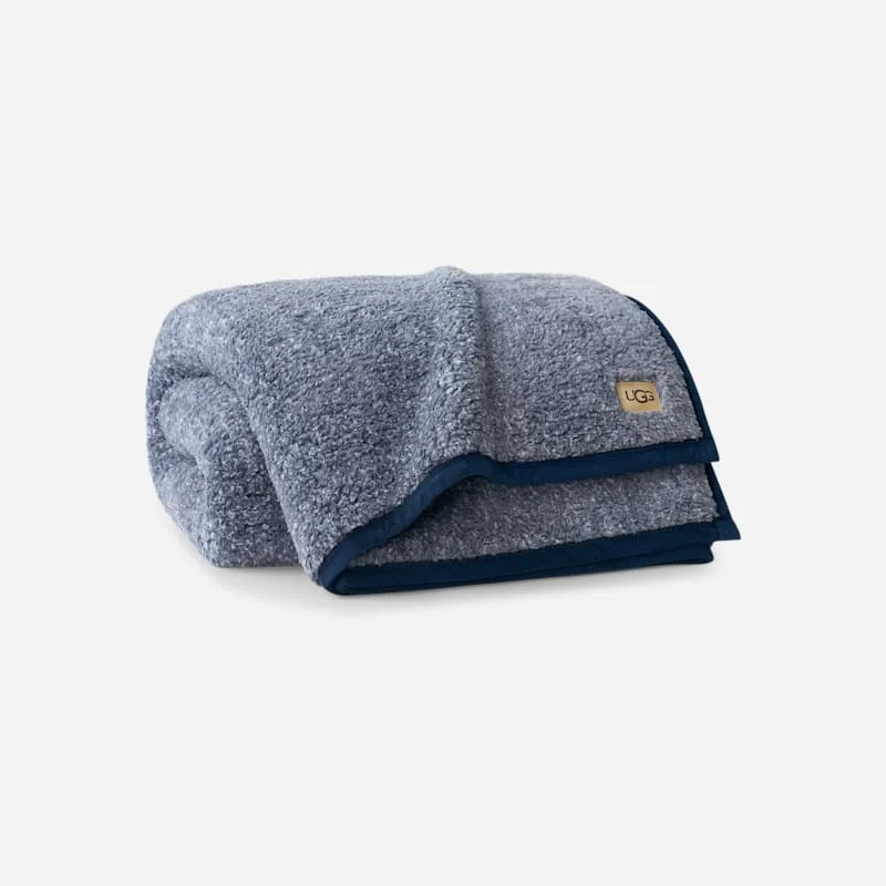 Classic UGG®fluff Throw 50" x 70" Polyester Blankets in Ocean - 1