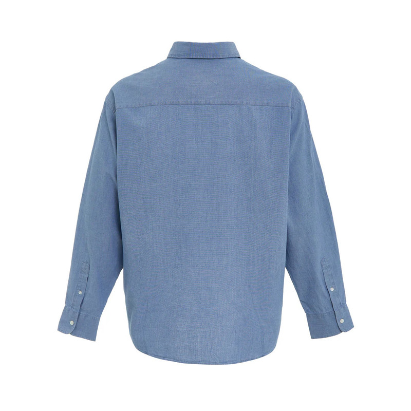 AMI Paris Embroidered ADC Long Sleeve Shirt outlook