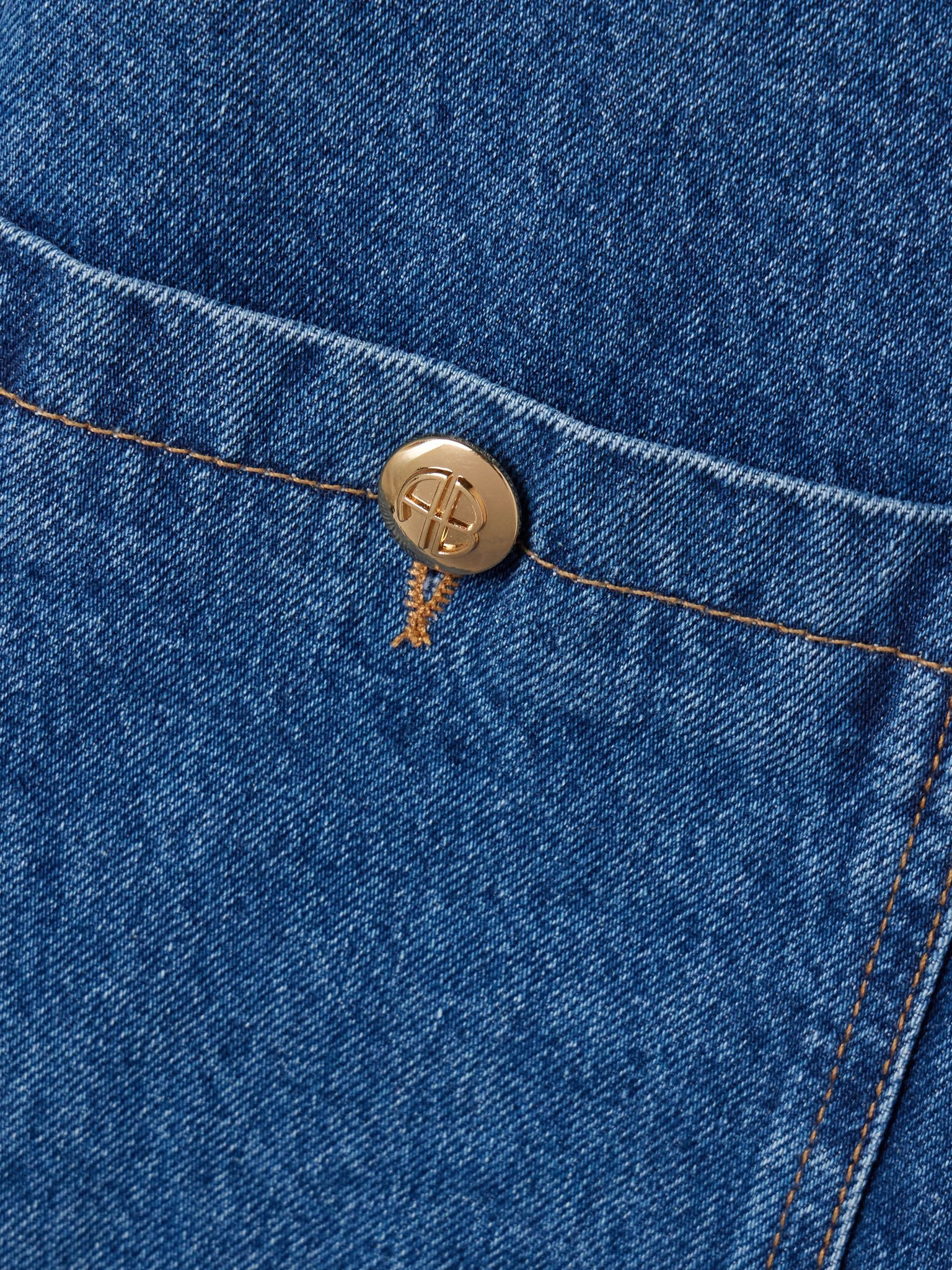Luca oversized denim jacket Dark denim - 5