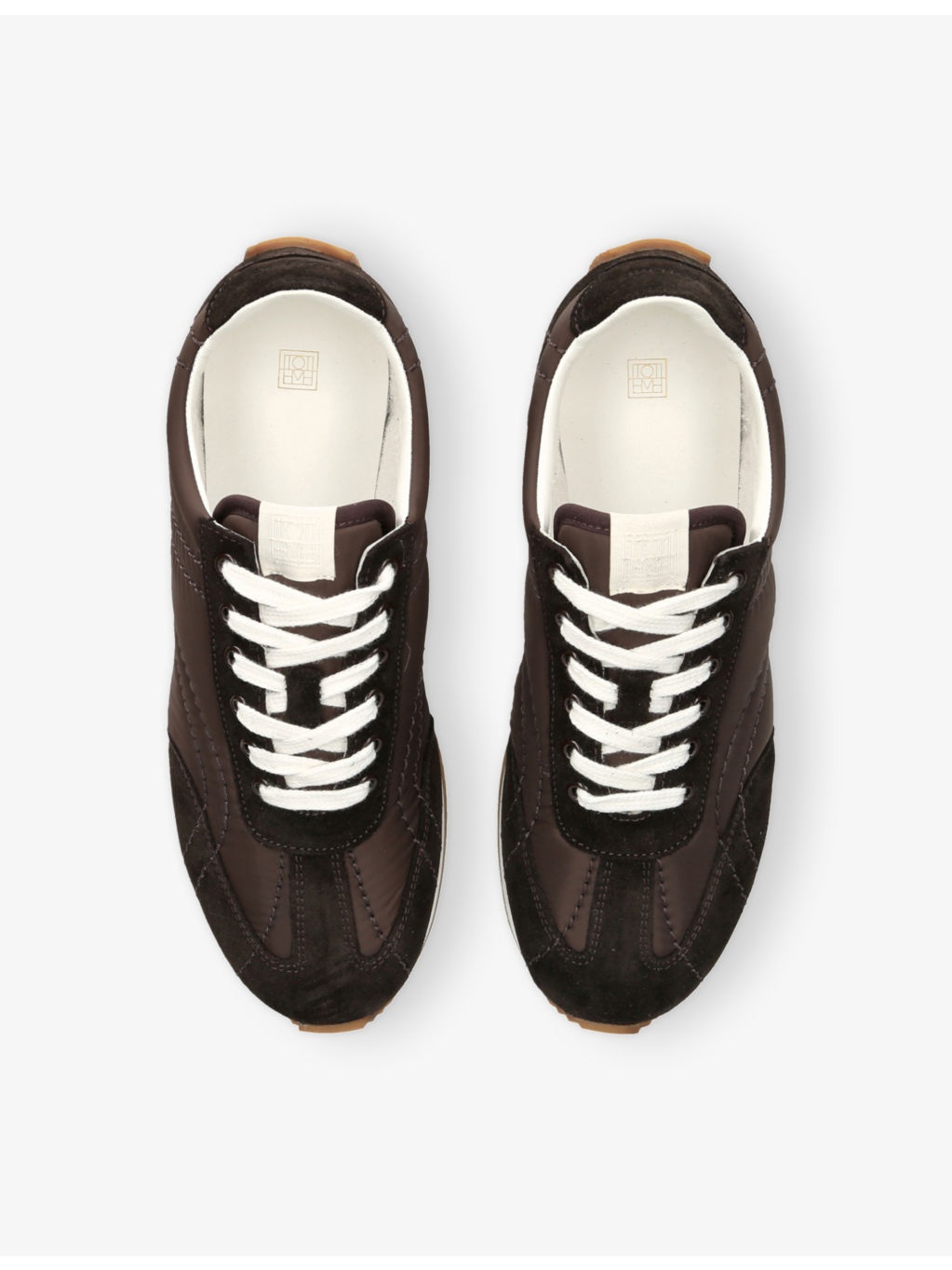 Sport Woven and Suede Low-Top Trainers - 2