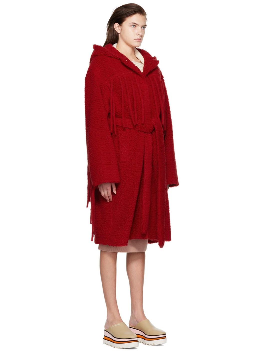 Red Teddy Coat - 2
