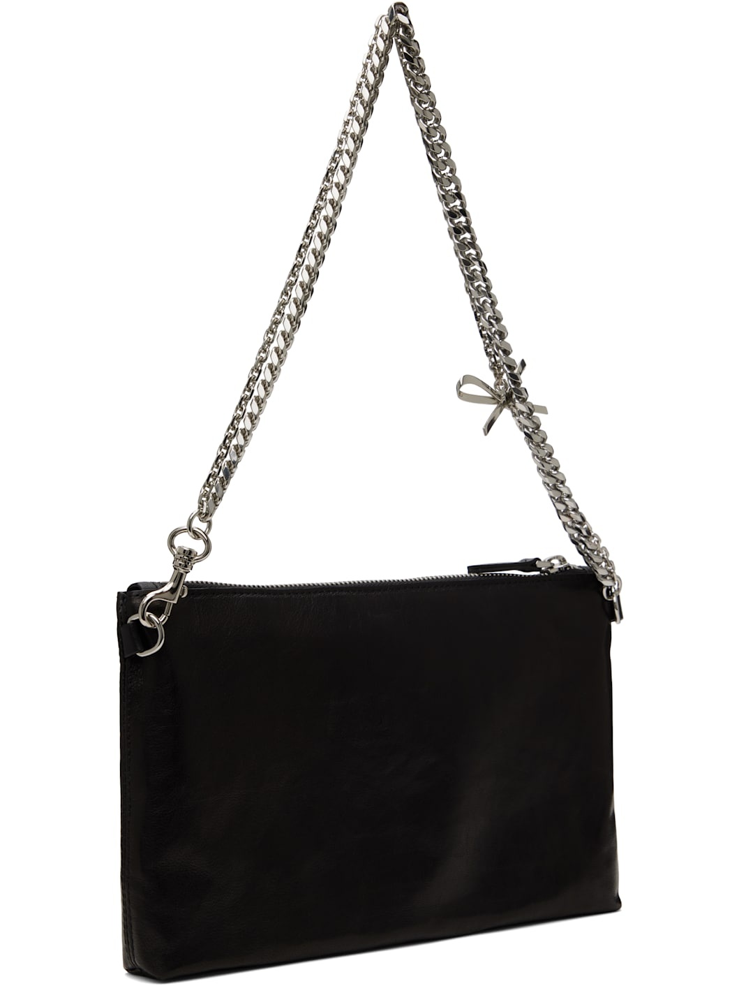 Black Ribbon Square Bag - 3