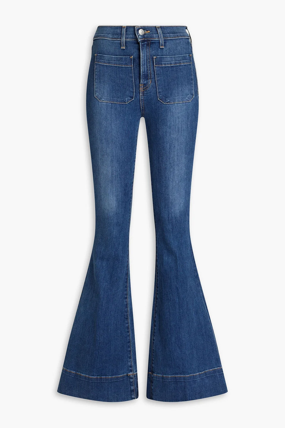 Sheridan faded high-rise flared jeans - 1