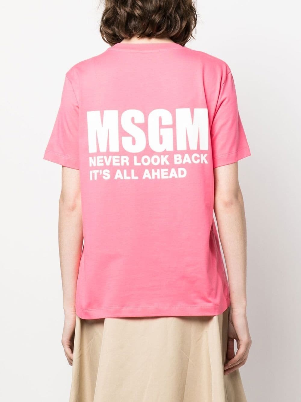 logo-print cotton T-shirt - 4