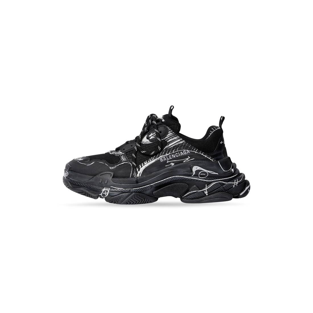 triple s バレンシアガ　sketch BALENCIAGA Balenciaga Triple S Sketch Brand New Size 46 | eBay