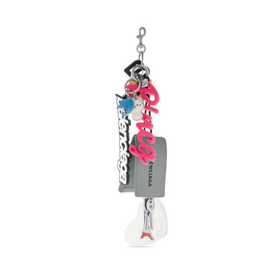 BALENCIAGA Women's Turner Keychain in Multicolored outlook