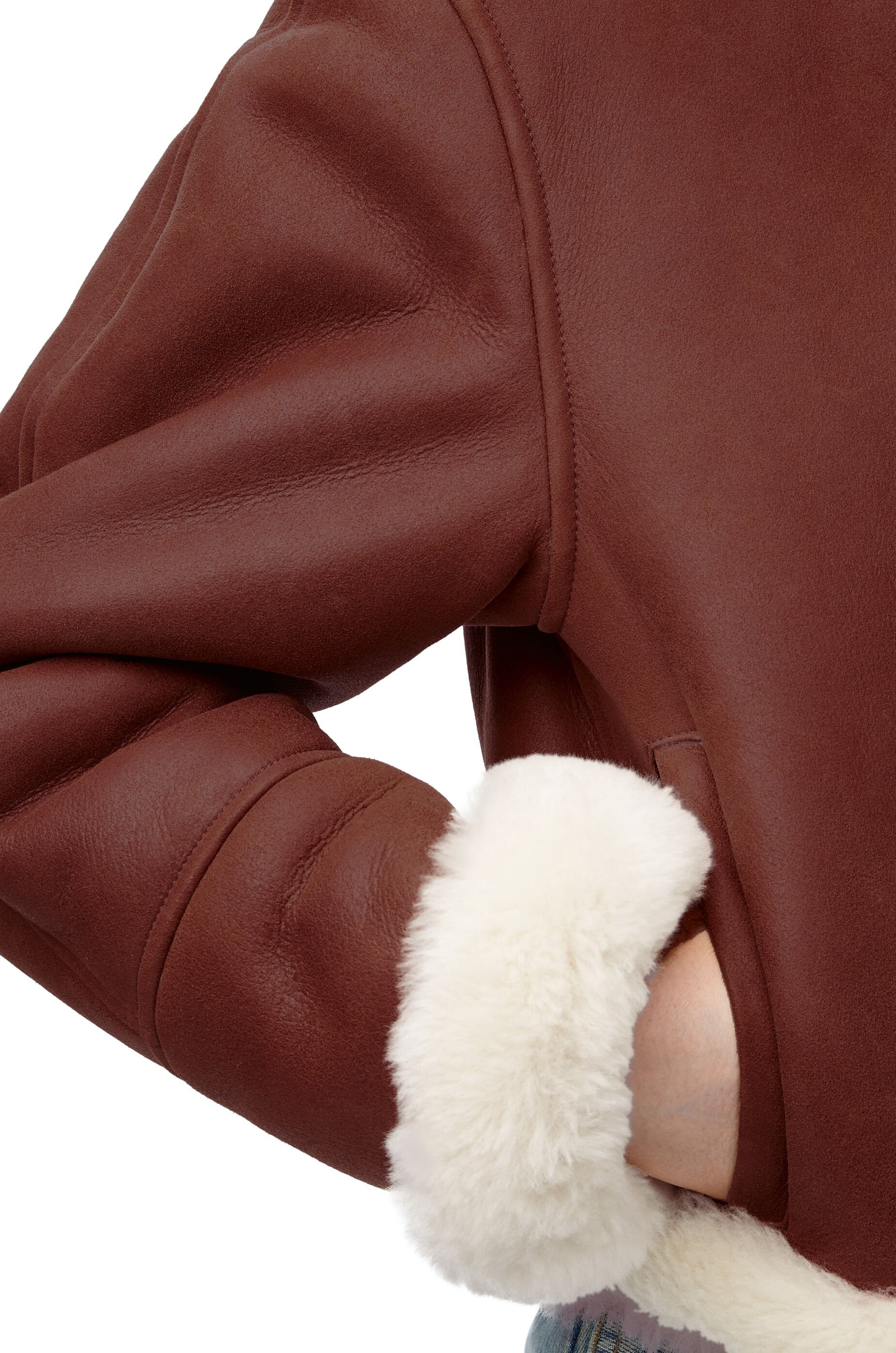 Jacket in shearling - 5