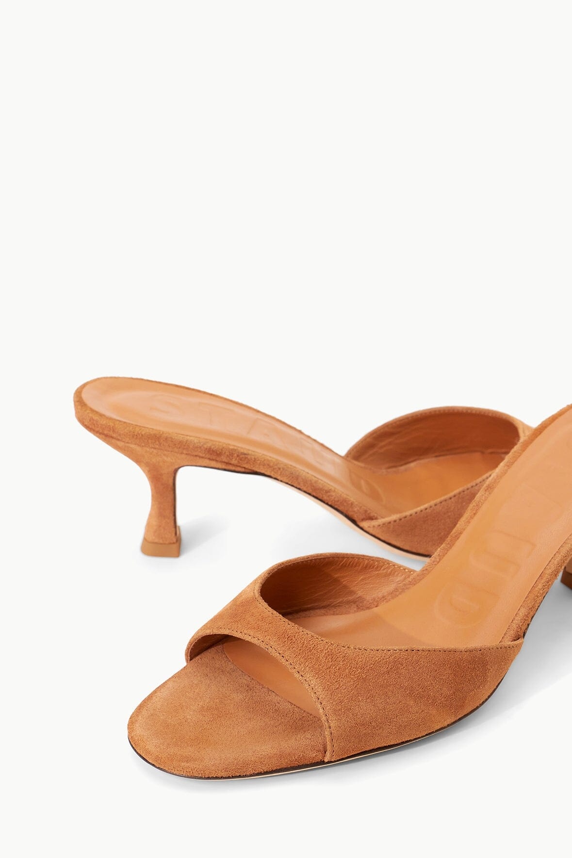 STAUD BRIGITTE MULE TAN SUEDE - 6