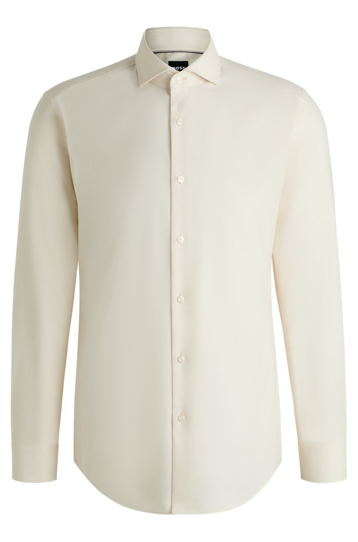 SLIM-FIT SHIRT IN EASY-IRON STRETCH COTTON - 1