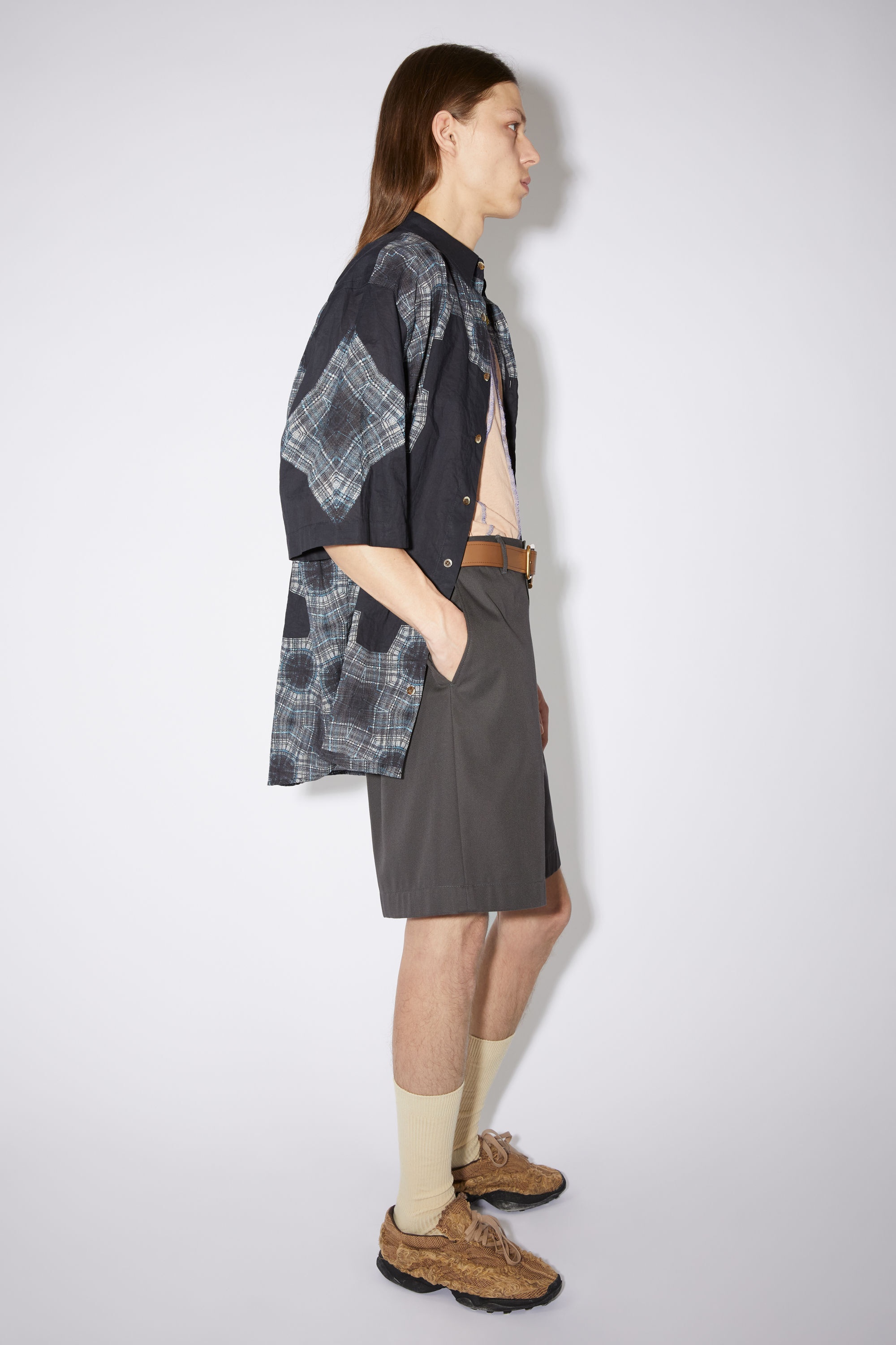 Casual shorts - Anthracite grey - 4