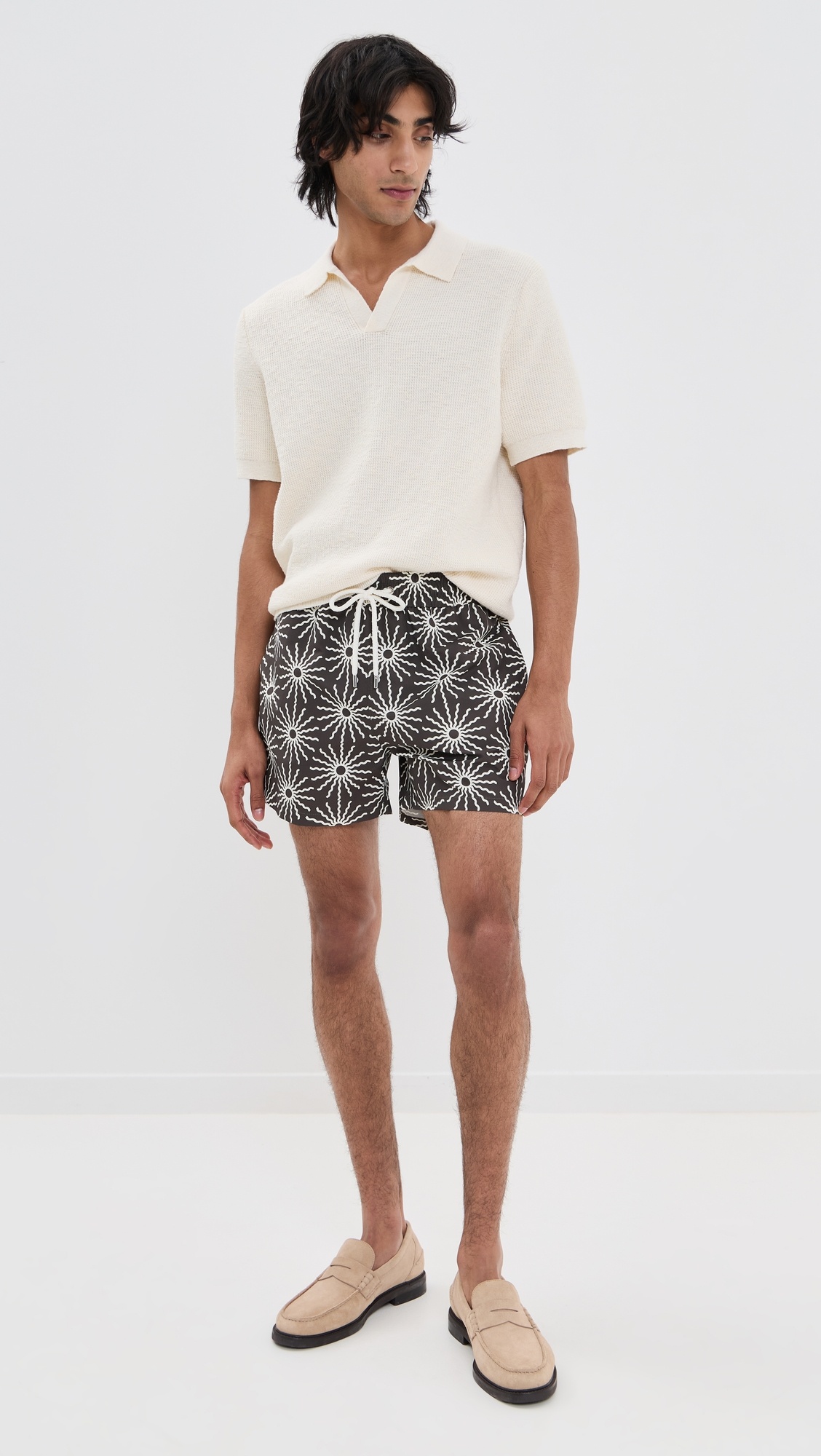Rio Swim Shorts O Sol Print 4" - 4