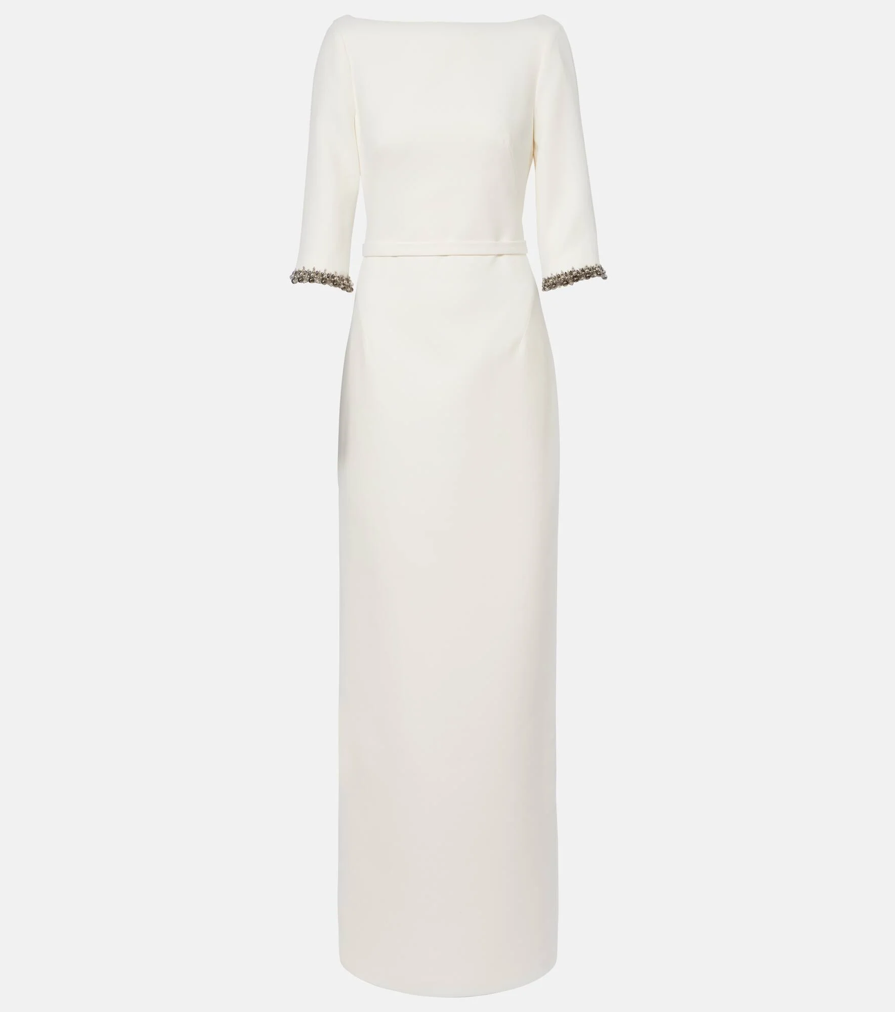 Bridal Amaris embellished crêpe gown - 1